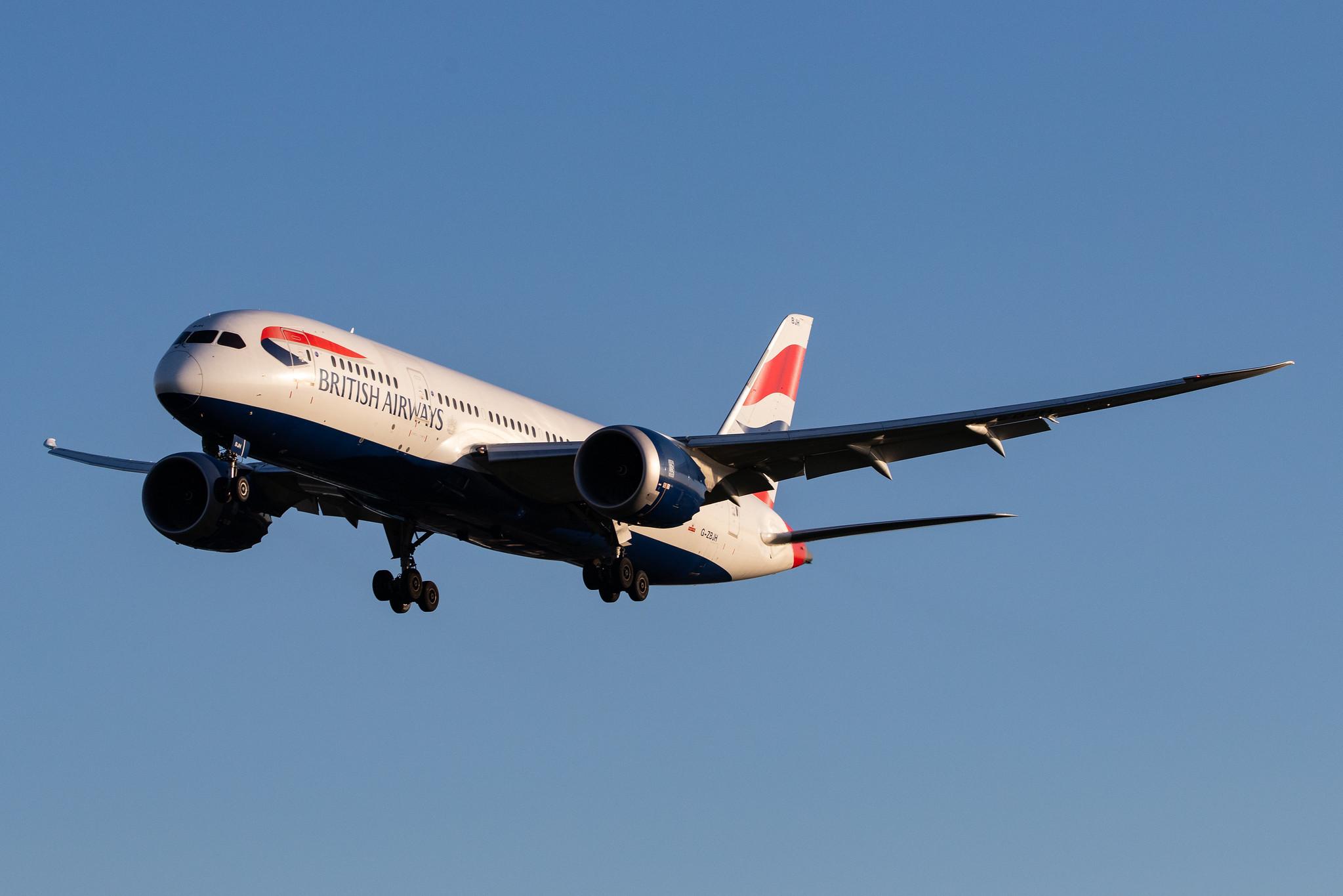 London Heathrow Airport: British Airways (BA / BAW) |  Boeing 787-8 Dreamliner B788 | G-ZBJH | MSN 38615