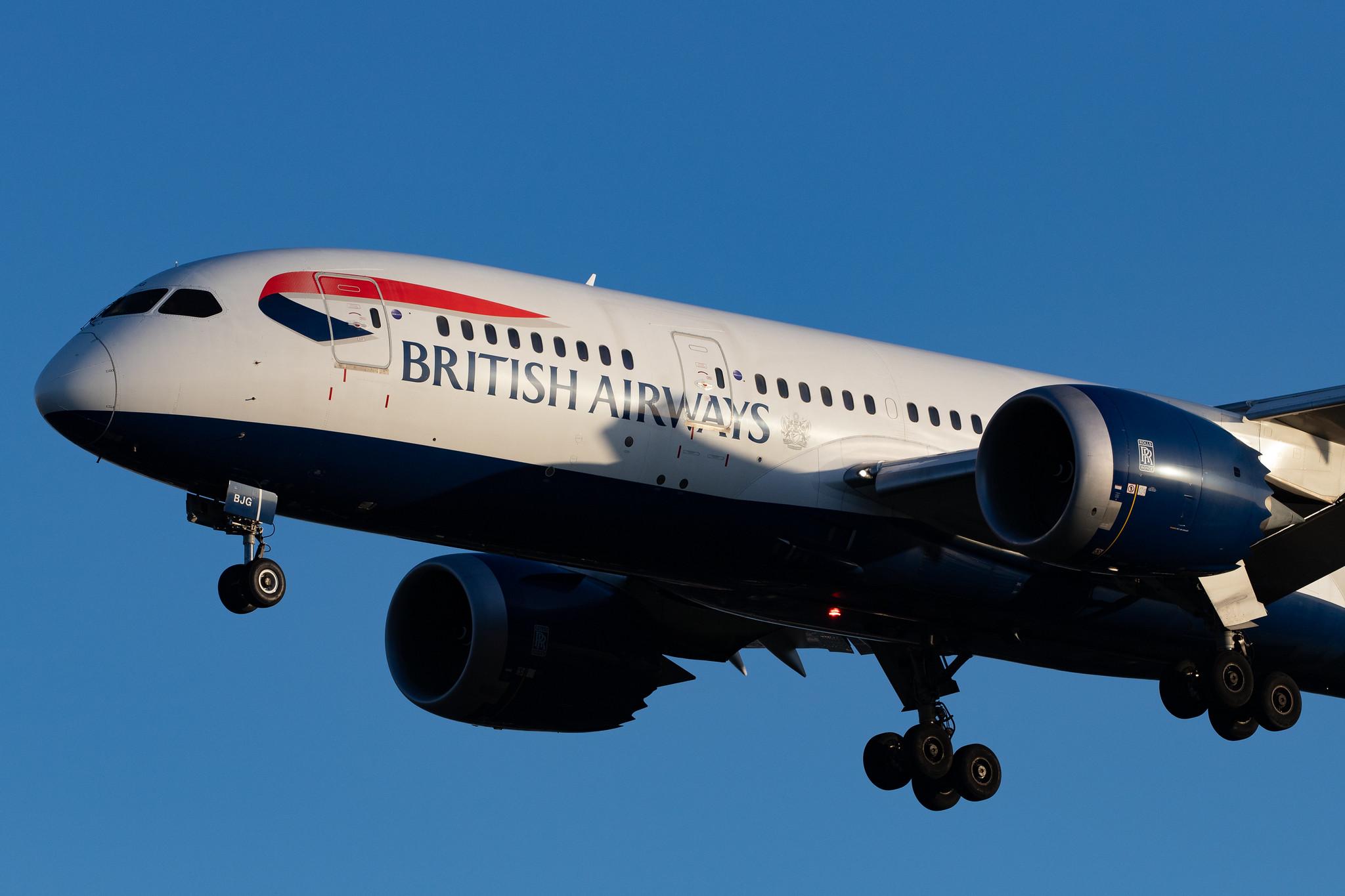 London Heathrow Airport: British Airways (BA / BAW) |  Boeing 787-8 Dreamliner B788 | G-ZBJG | MSN 38614