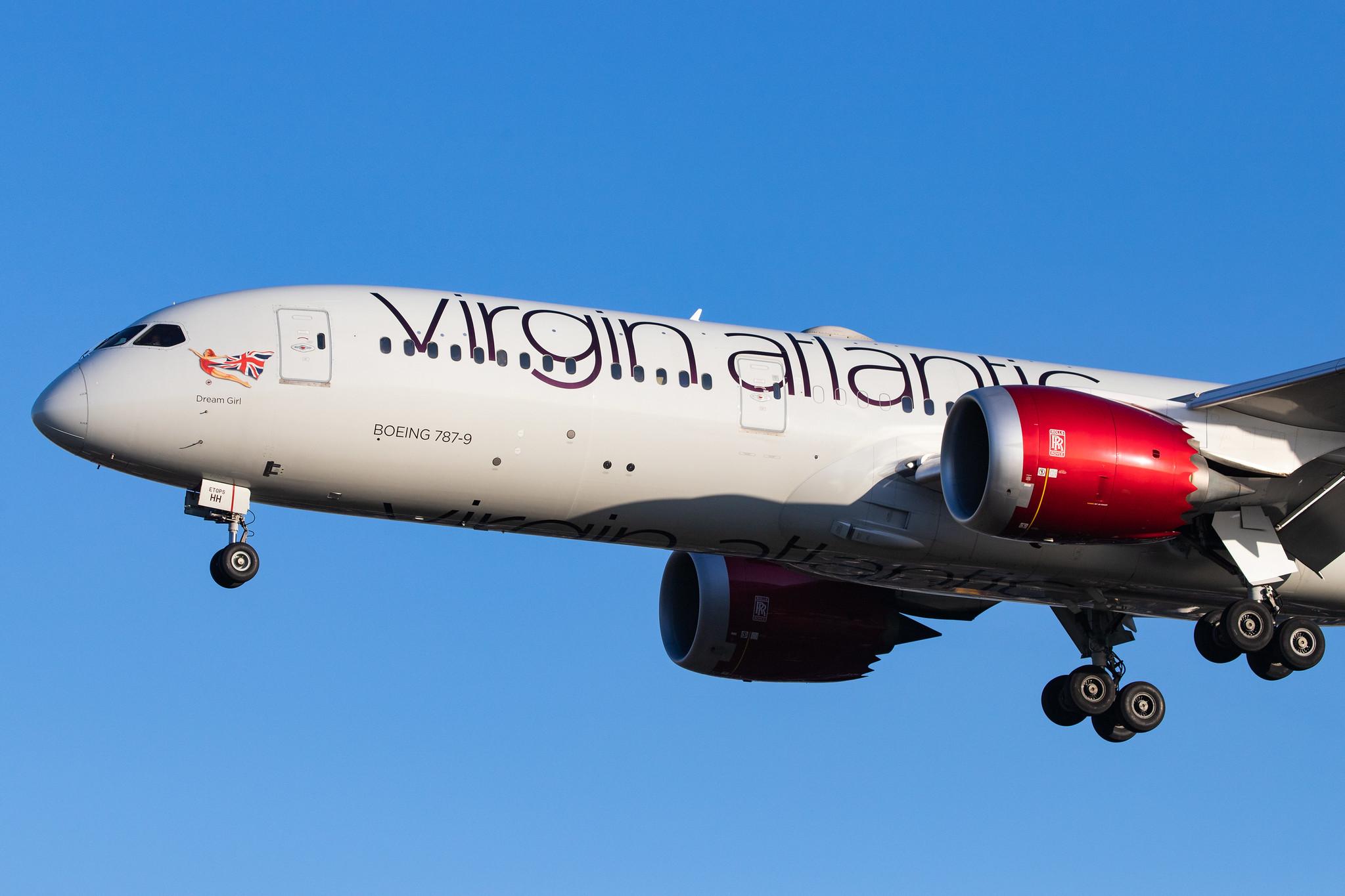 London Heathrow Airport: Virgin Atlantic (VS / VIR) |  Boeing 787-9 Dreamliner B789 | G-VAHH | MSN 37967