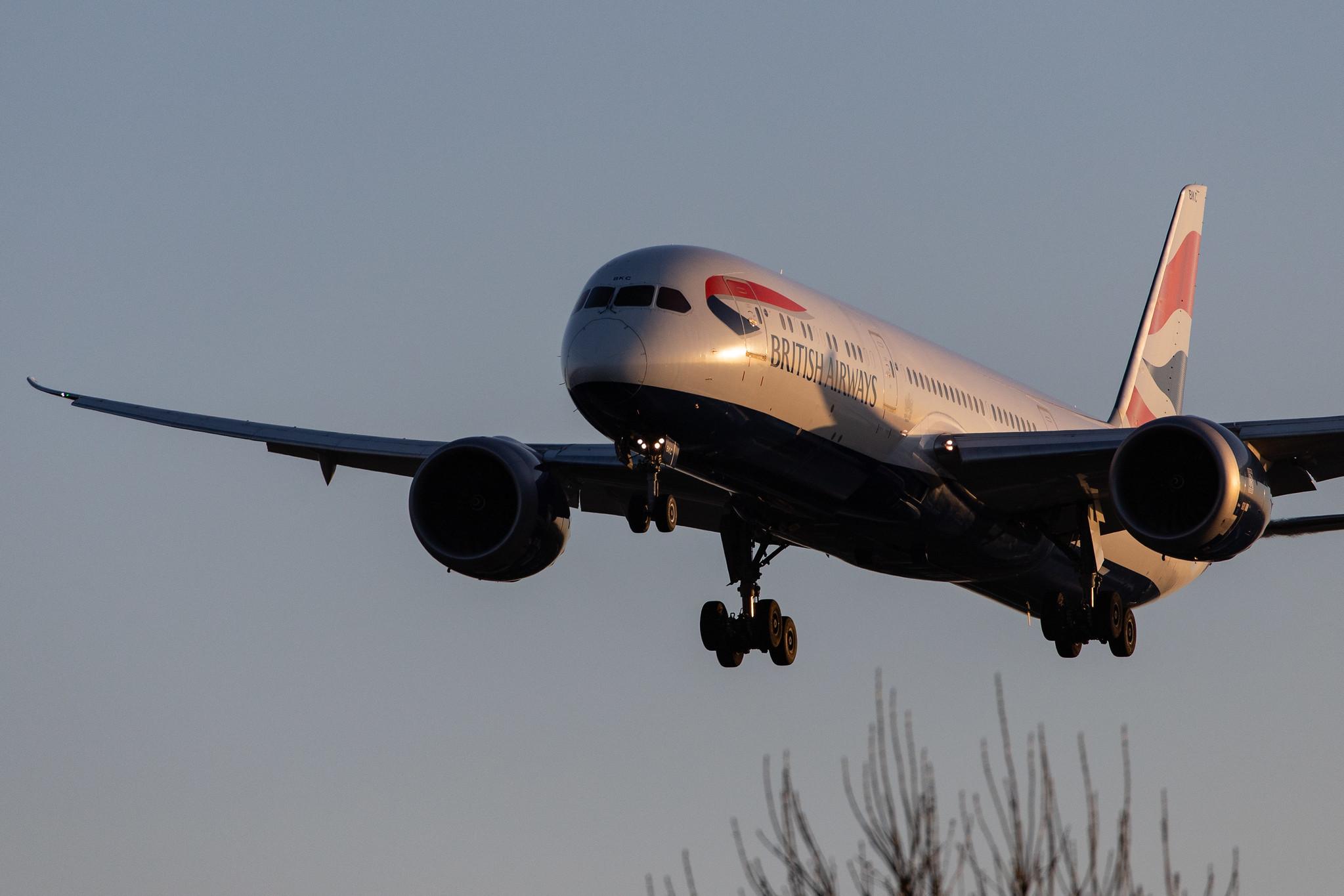 London Heathrow Airport: British Airways (BA / BAW) |  Boeing 787-9 Dreamliner B789 | G-ZBKC | MSN 38621