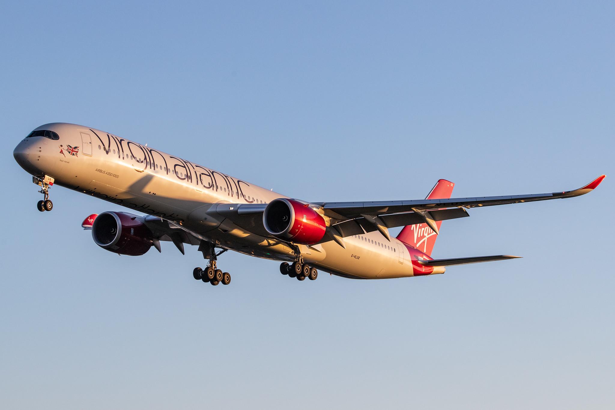 London Heathrow Airport: Virgin Atlantic (VS / VIR) |  Airbus A350-1041 A35K | G-VLUX | MSN 274