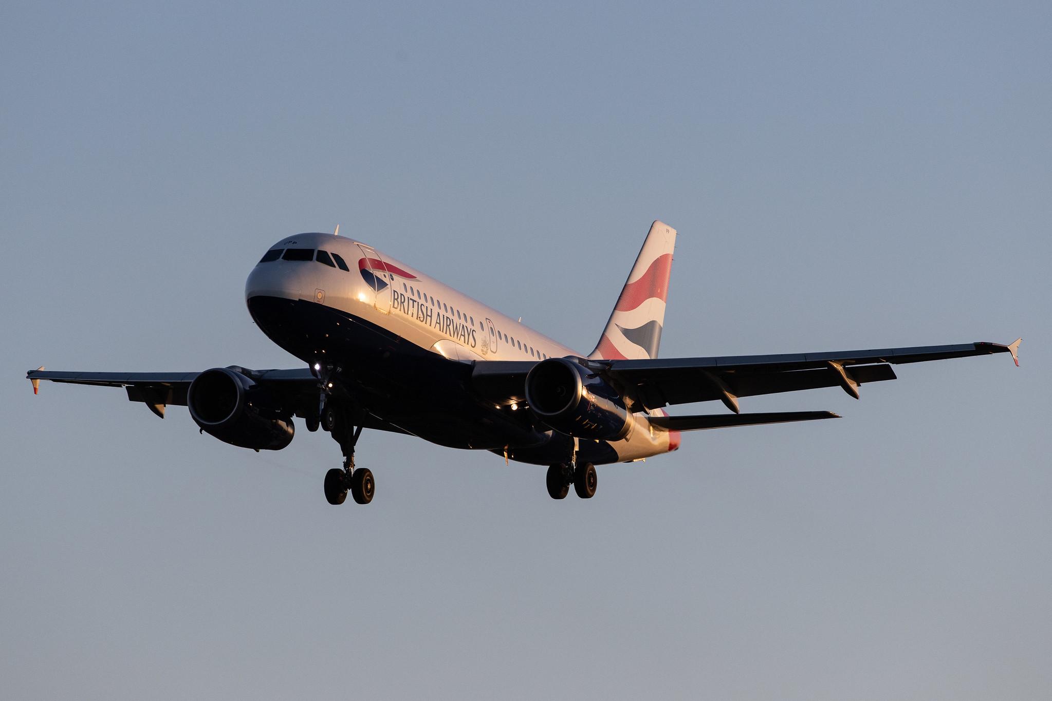 London Heathrow Airport: British Airways (BA / BAW) |  Airbus A319-131 A319 | G-EUPP | MSN 1295