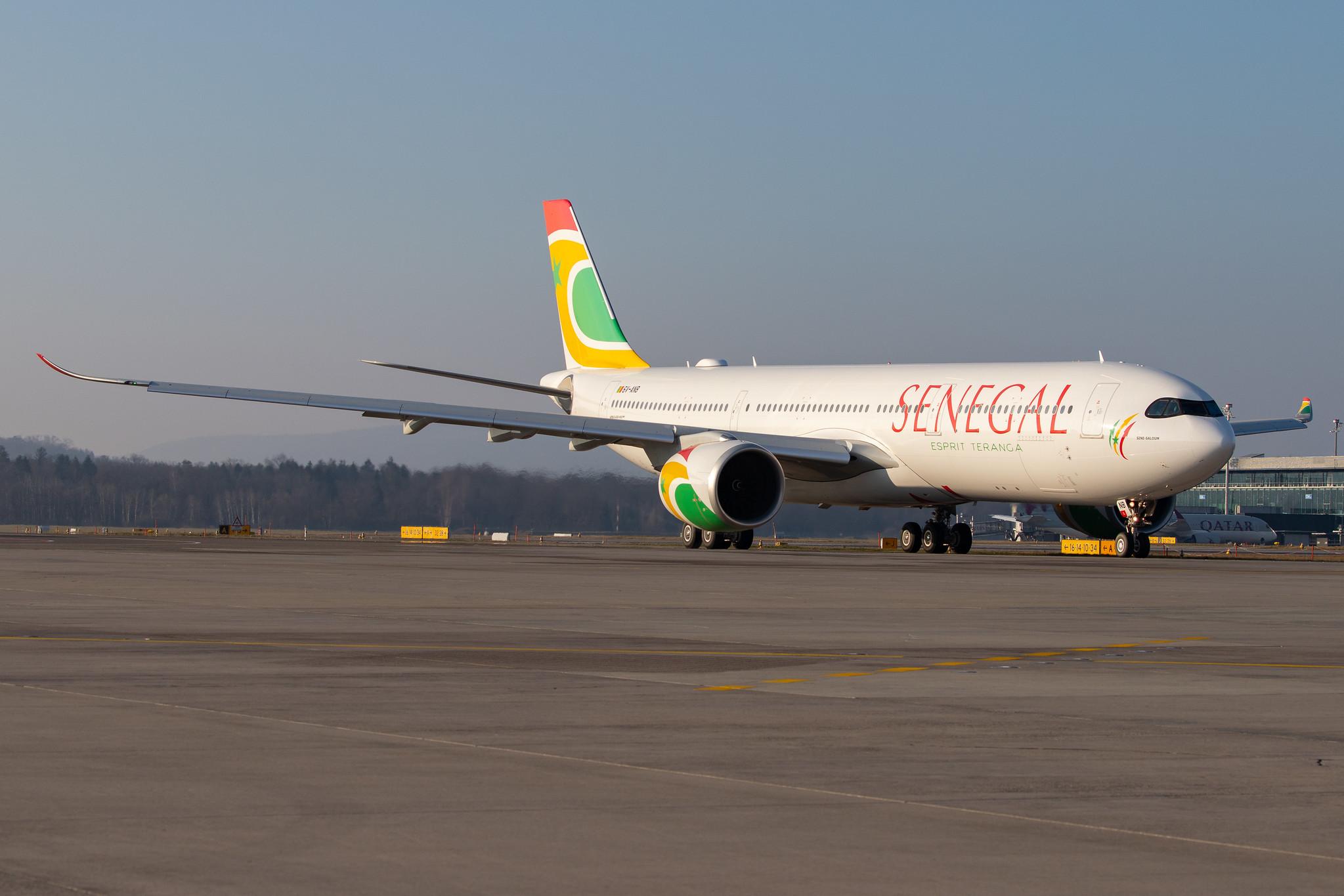 Flughafen Zürich: Air Senegal (HC / SZN) |  Airbus A330-941 A339 | 6V-ANB | MSN 1923