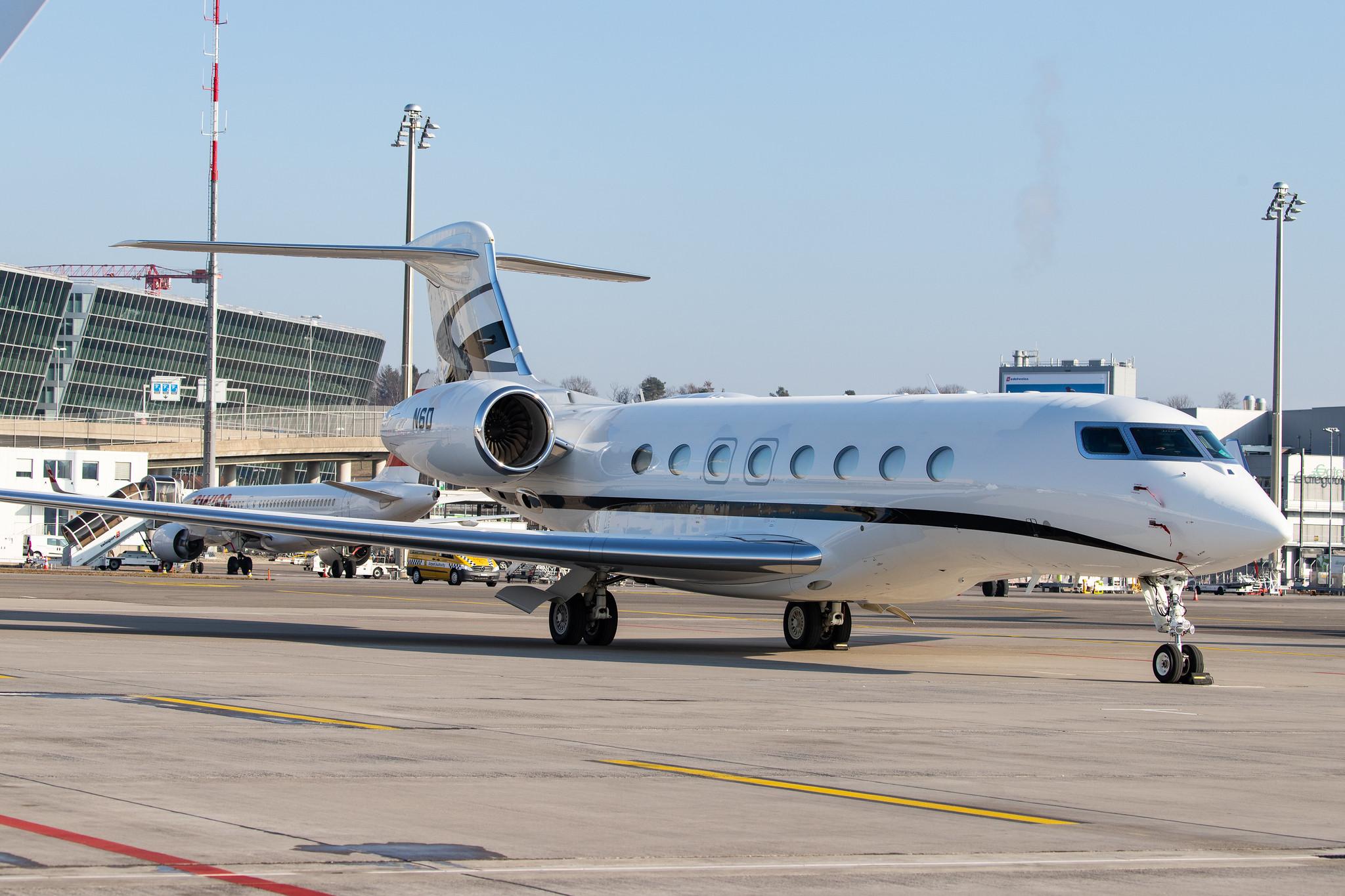 Flughafen Zürich: Private owner |  Gulfstream G650 GLF6 | N6D | MSN 6126