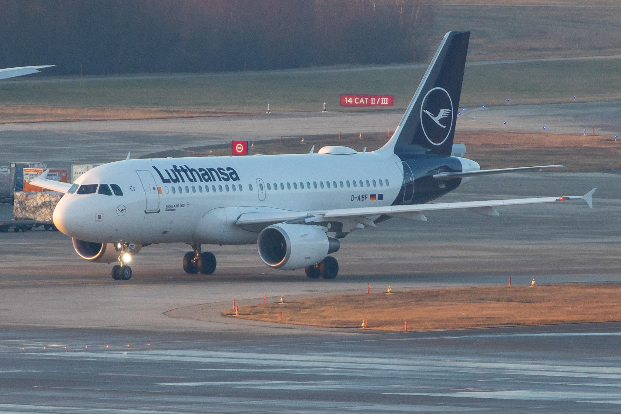 Flughafen Zürich: Lufthansa (LH / DLH) |  Airbus A319-112 A319 | D-AIBF | MSN 4796