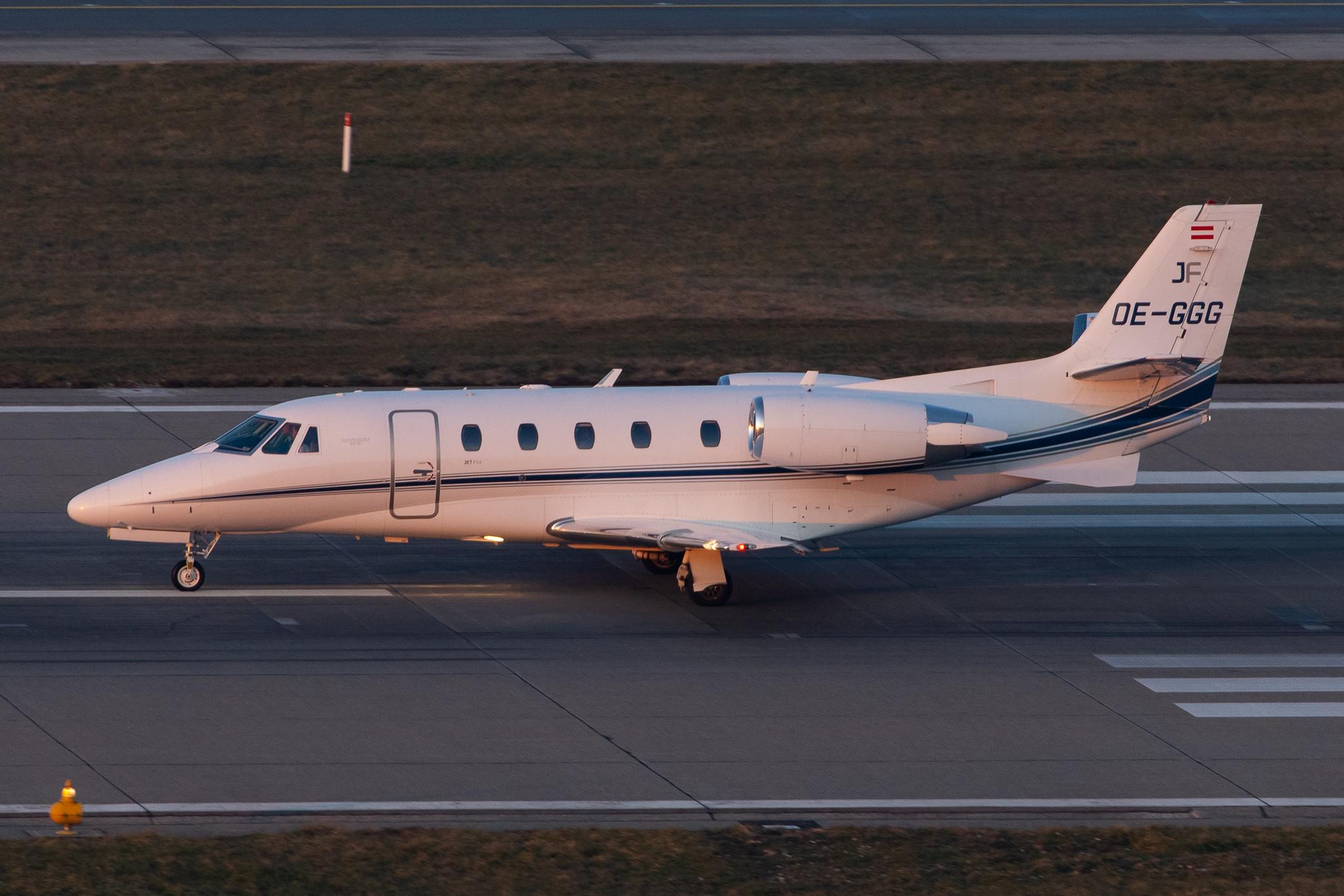 Flughafen Zürich: Jet Fly Airline |  Cessna 560XL Citation XLS+ C56X | OE-GGG | MSN 560-6013