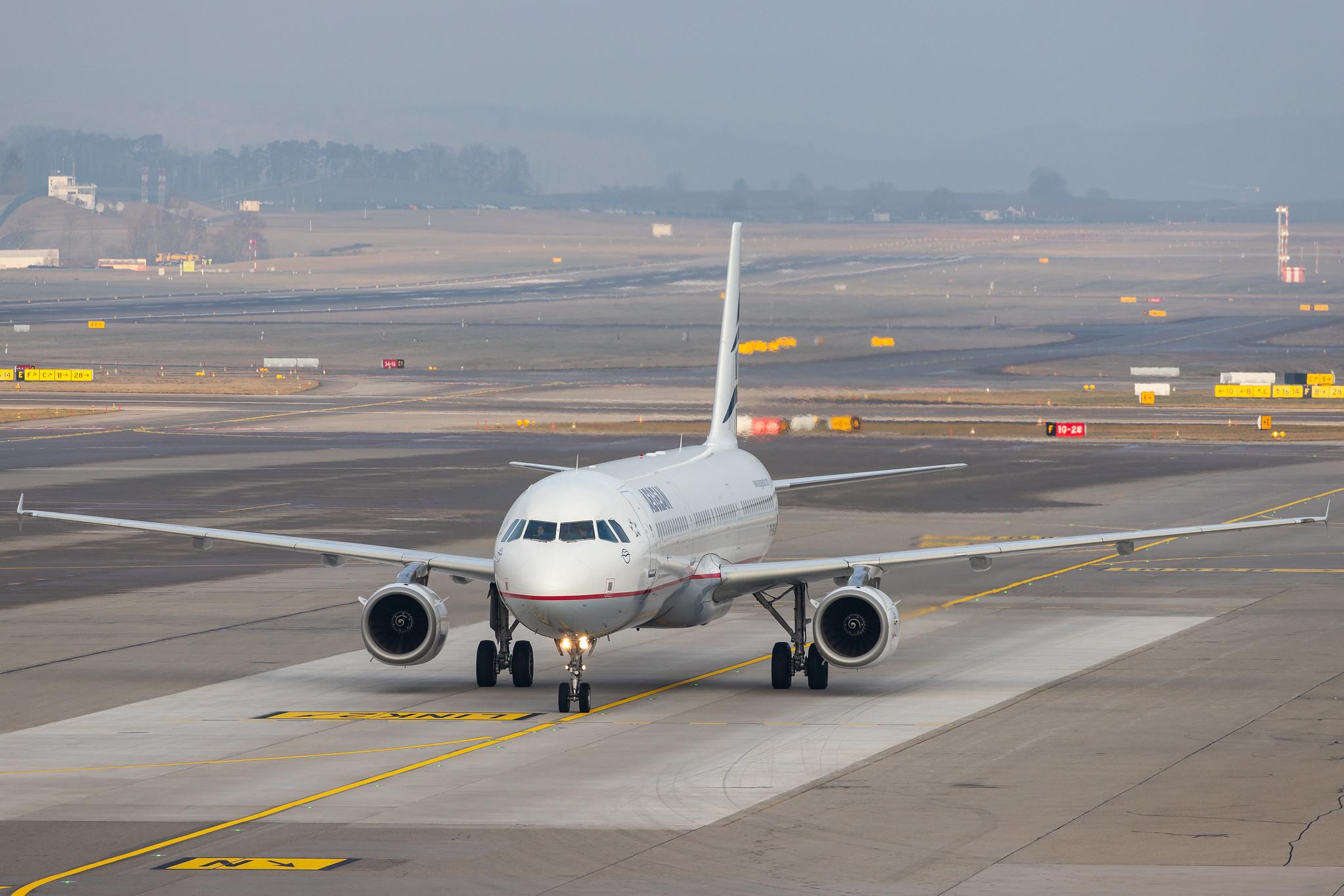 Flughafen Zürich: Aegean Airlines (A3 / AEE) |  Airbus A321-231 A321 | SX-DGA | MSN 3878