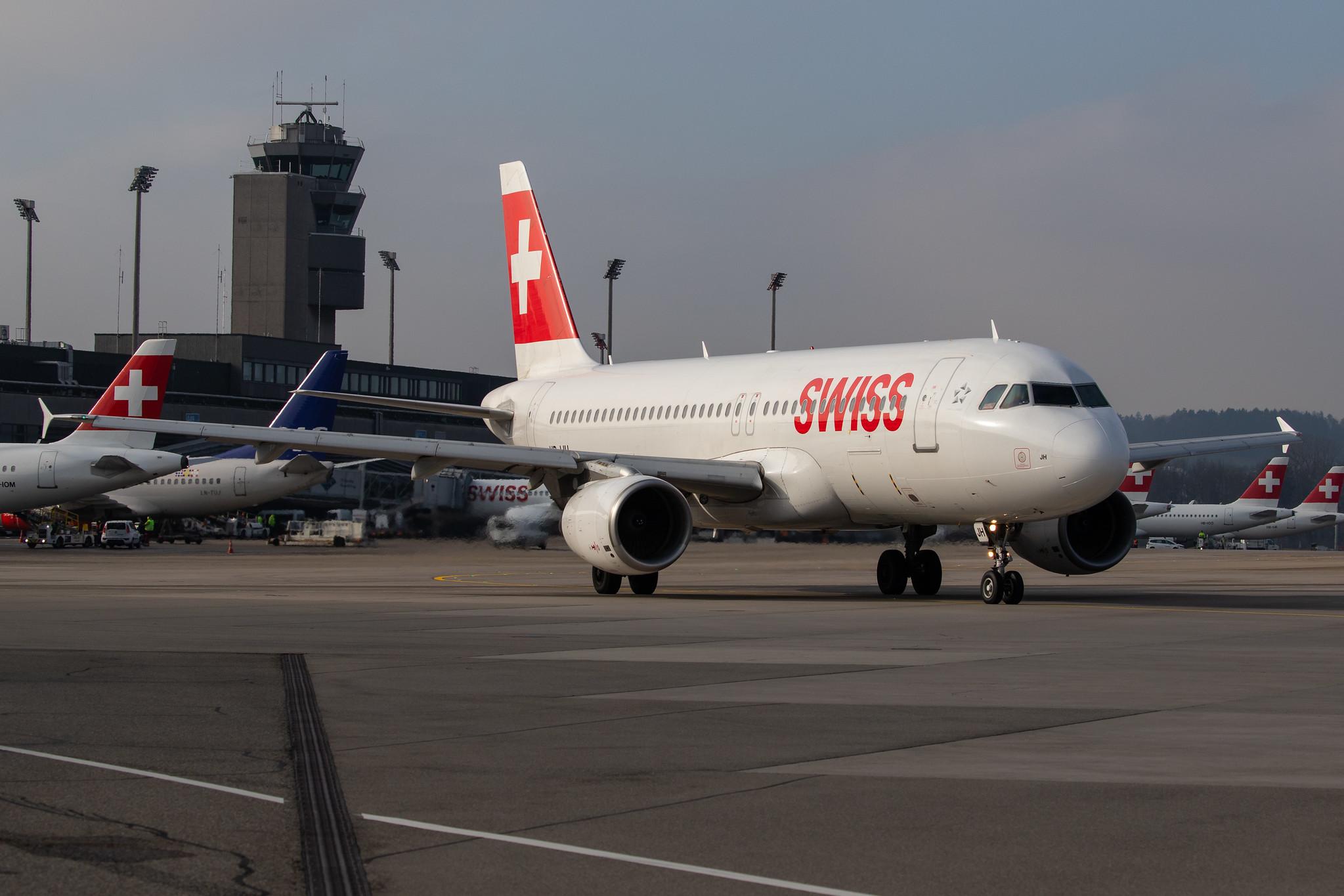 Flughafen Zürich: Swiss (LX / SWR) |  Airbus A320-214 A320 | HB-IJH | MSN 0574