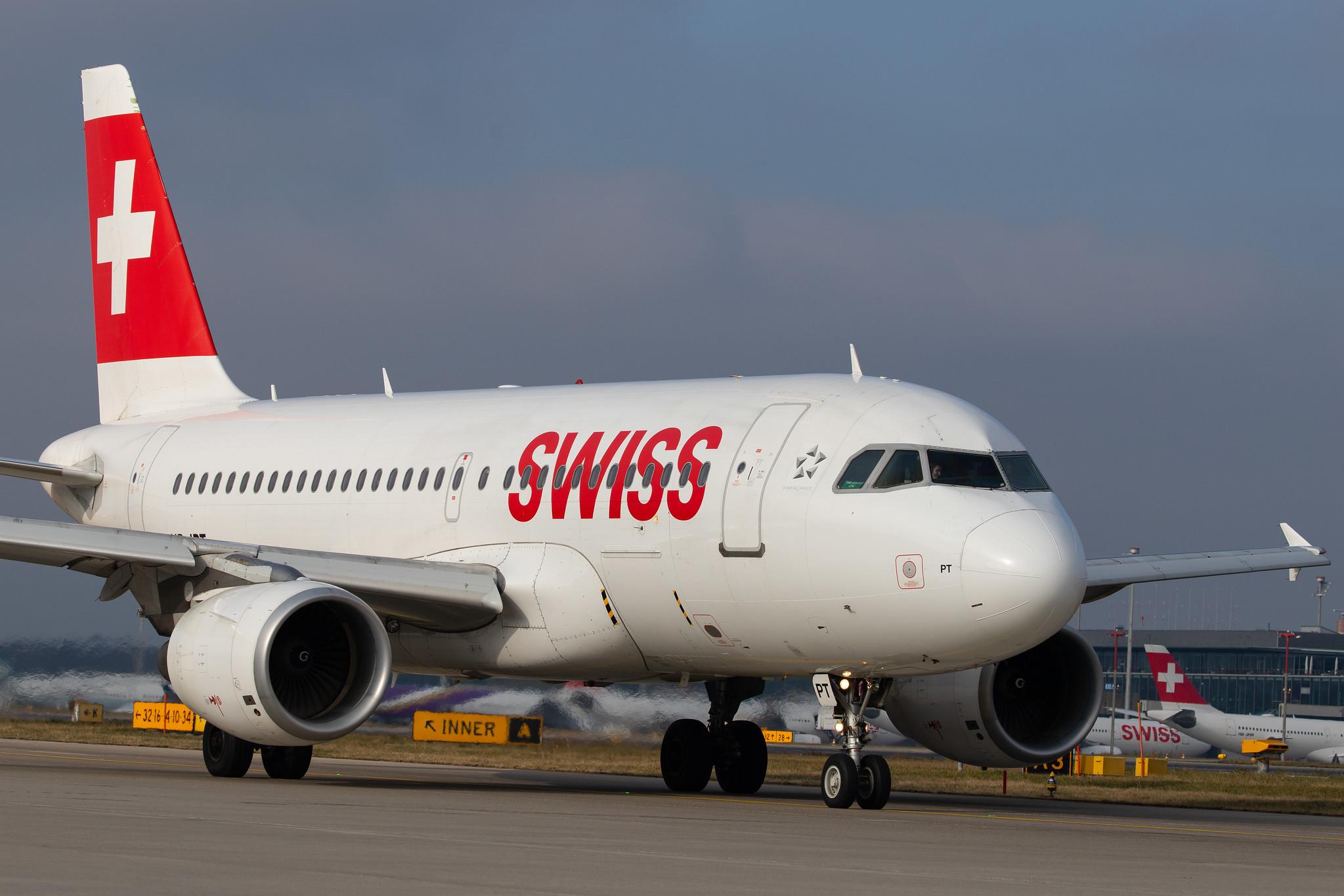 Flughafen Zürich: Swiss (LX / SWR) |  Airbus A319-112 A319 | HB-IPT | MSN 07273