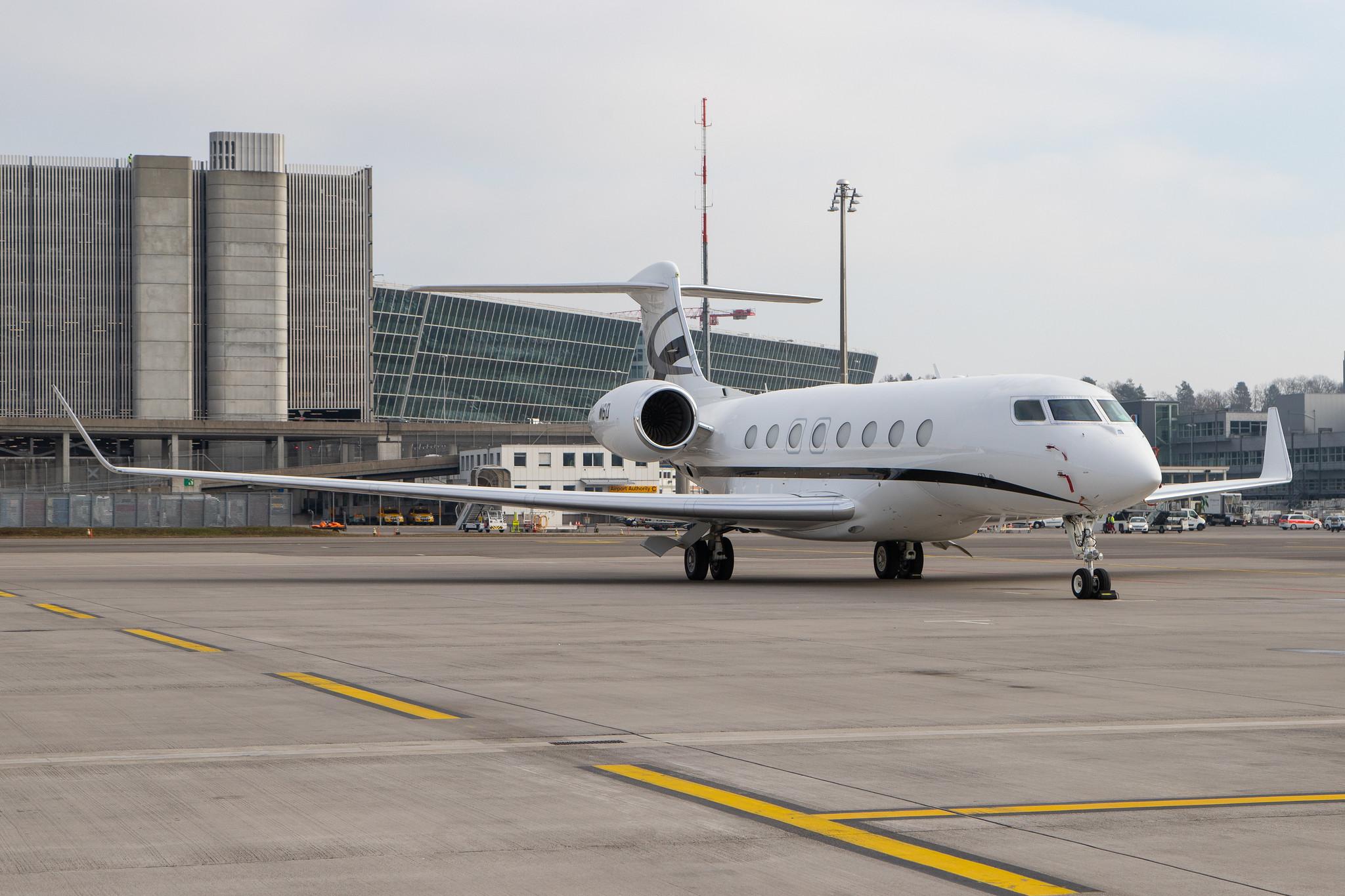 Flughafen Zürich: Private owner |  Gulfstream G650 GLF6 | N6D | MSN 6126
