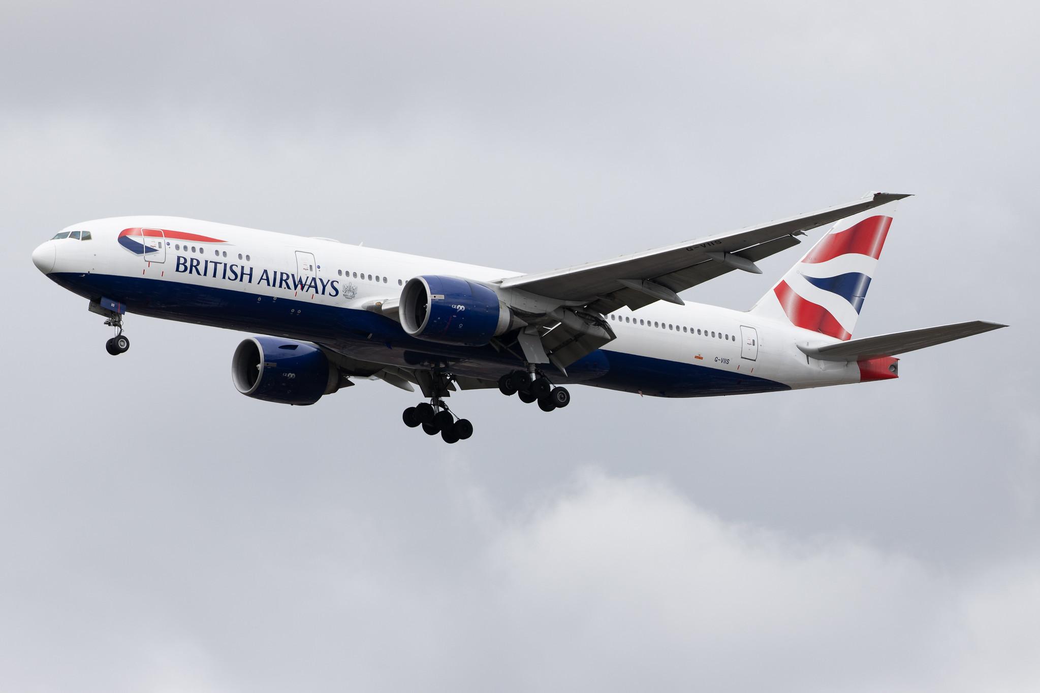 London Heathrow Airport: British Airways (BA / BAW) |  Boeing 777-236(ER) B772 | G-VIIS | MSN 29323