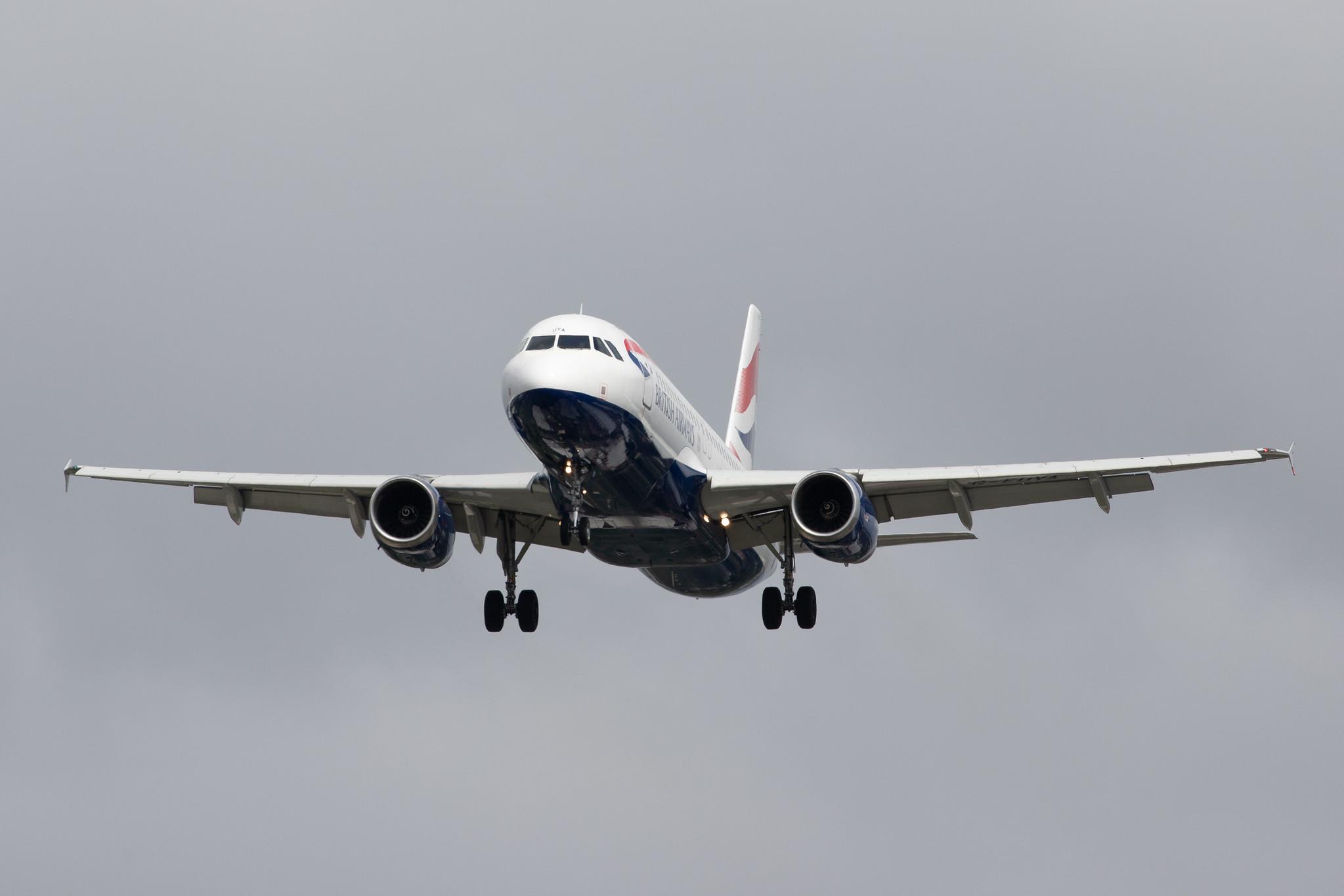 London Heathrow Airport: British Airways (BA / BAW) |  Airbus A320-232 A320 | G-EUYA | MSN 3697