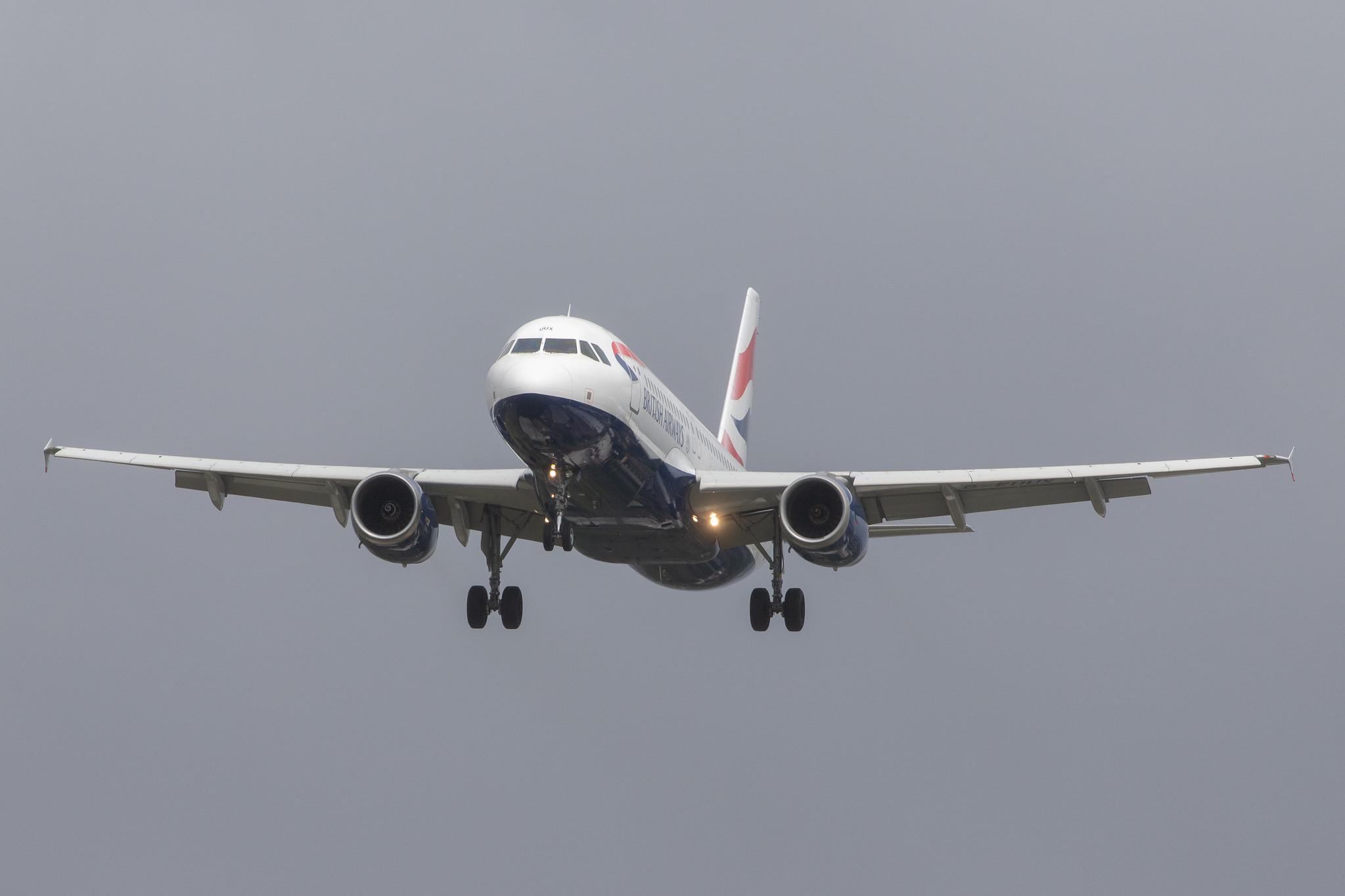 London Heathrow Airport: British Airways (BA / BAW) |  Airbus A320-232 A320 | G-EUUX | MSN 3550