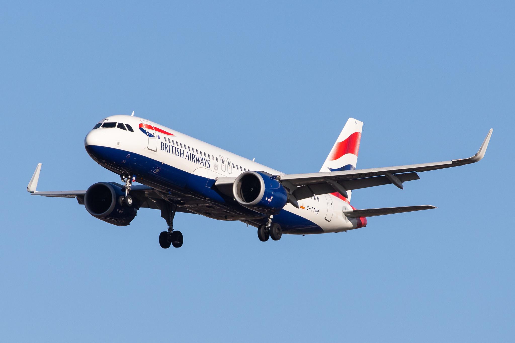 London Heathrow Airport: British Airways (BA / BAW) |  Airbus A320-251N A20N | G-TTNB | MSN 8139