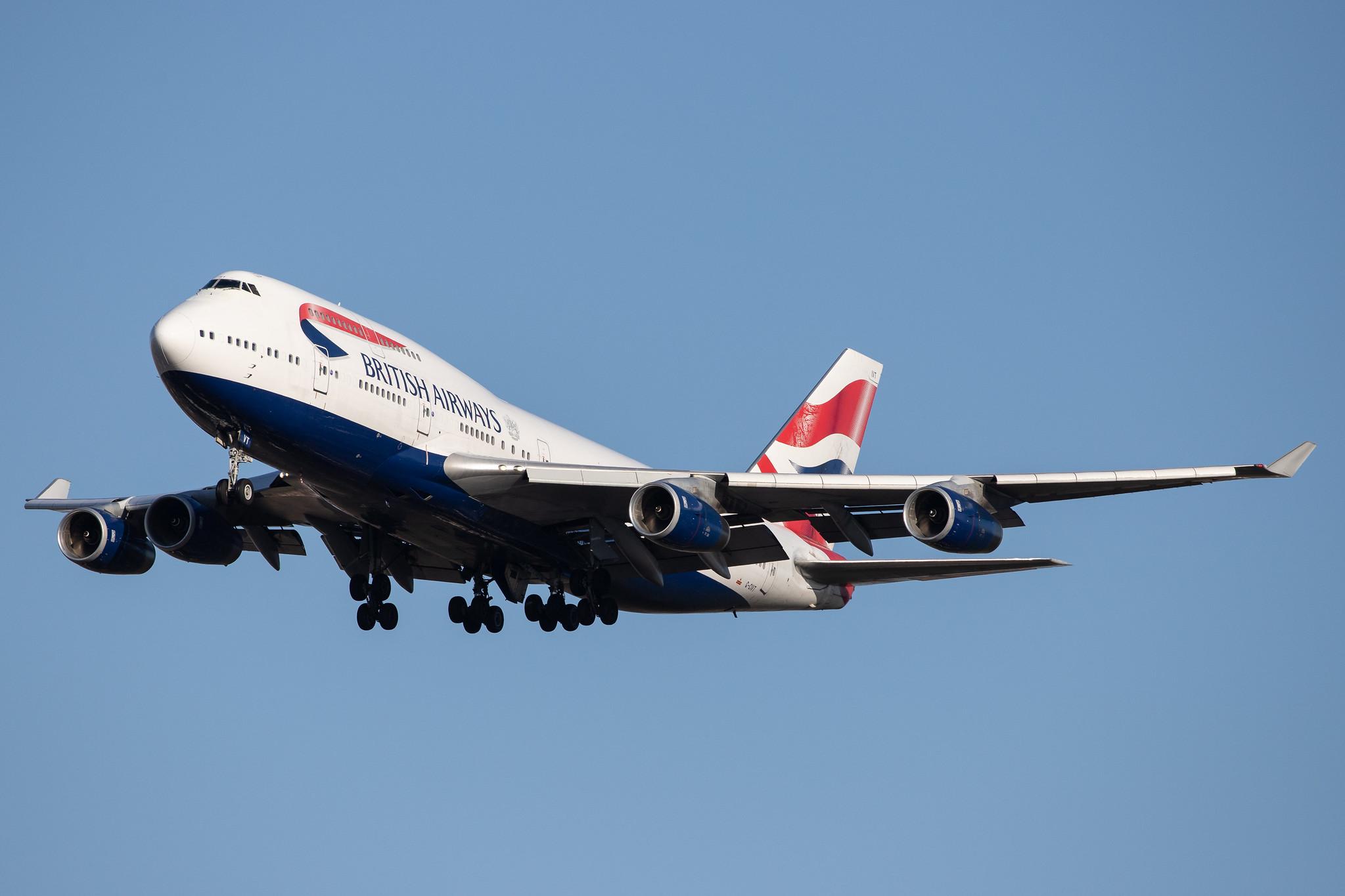 London Heathrow Airport: British Airways (BA / BAW) |  Boeing 747-436 B744 | G-CIVT | MSN 25821