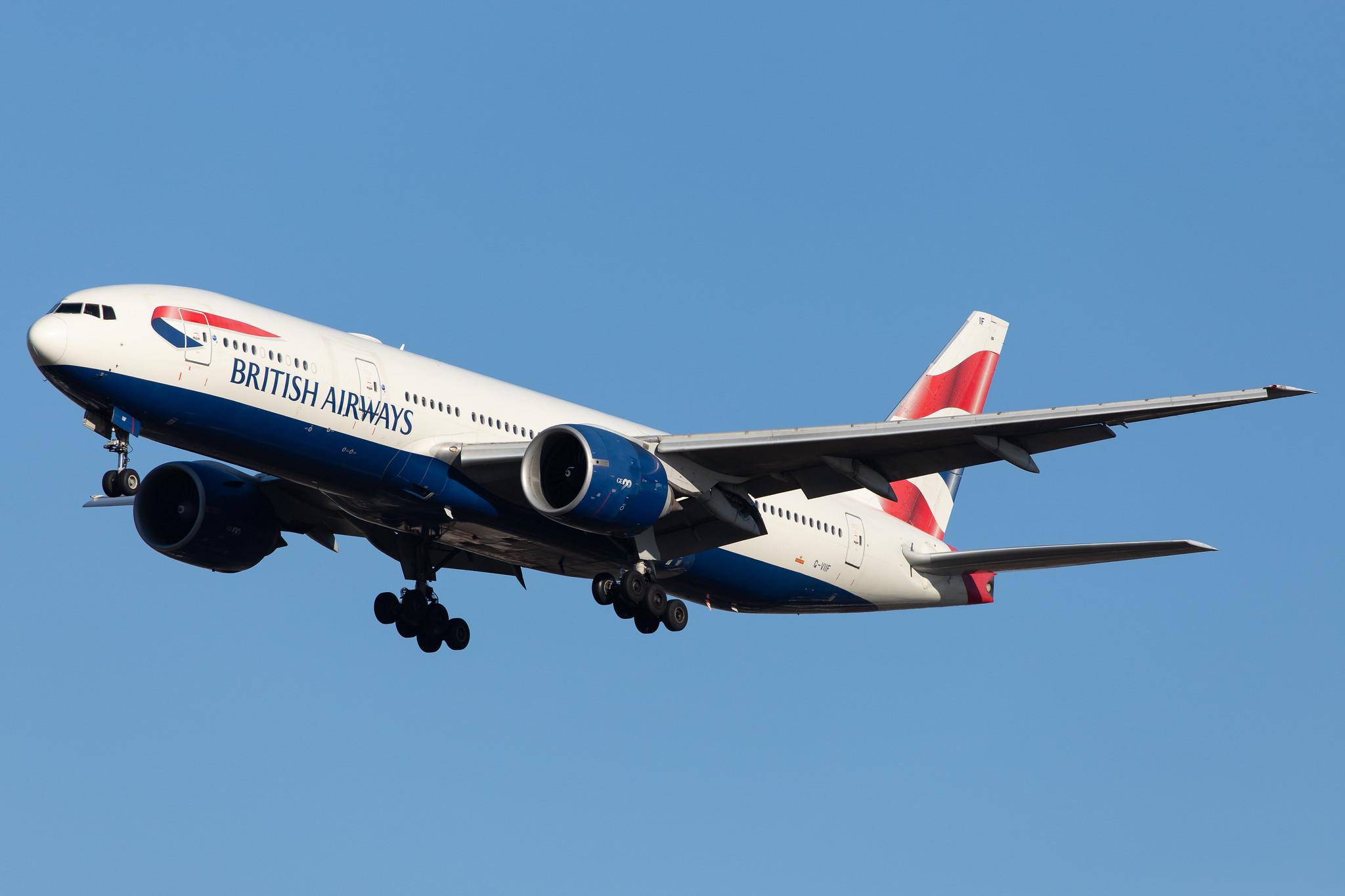 London Heathrow Airport: British Airways (BA / BAW) |  Boeing 777-236(ER) B772 | G-VIIF | MSN 27488