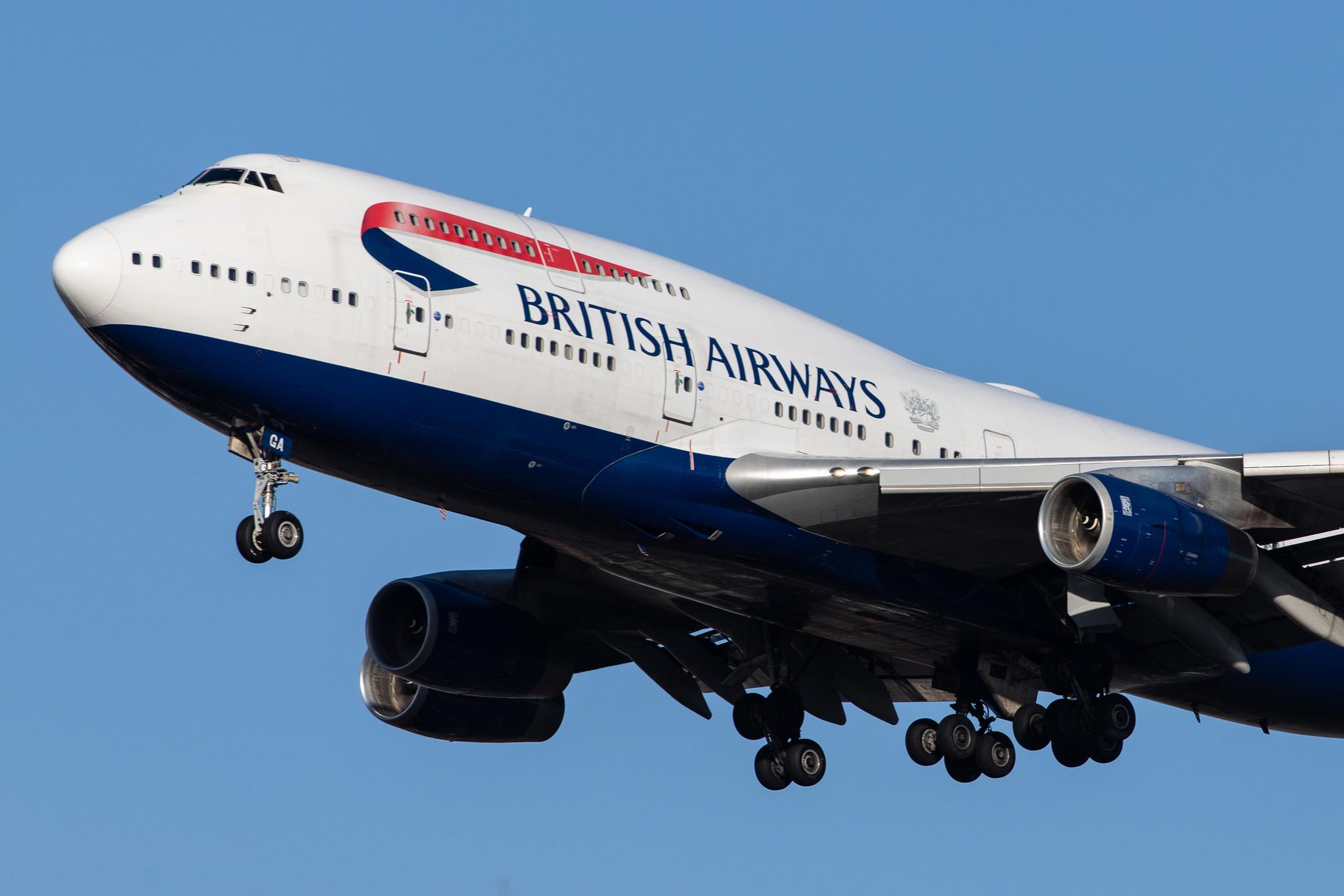 London Heathrow Airport: British Airways (BA / BAW) |  Boeing 747-436 B744 | G-BYGA | MSN 28855