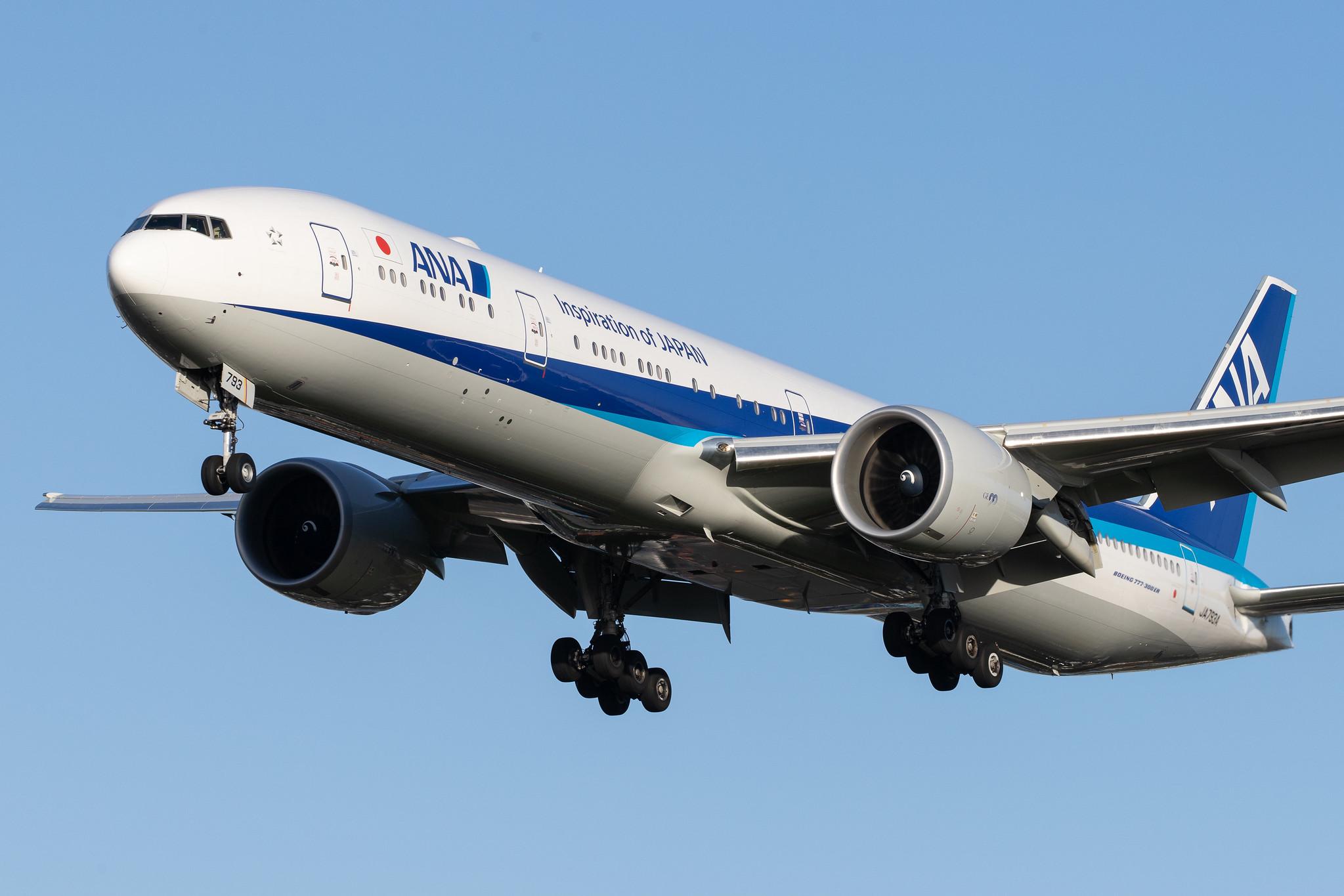 London Heathrow Airport: All Nippon Airways (NH / ANA) |  Boeing 777-381(ER) B77W | JA793A | MSN 61512