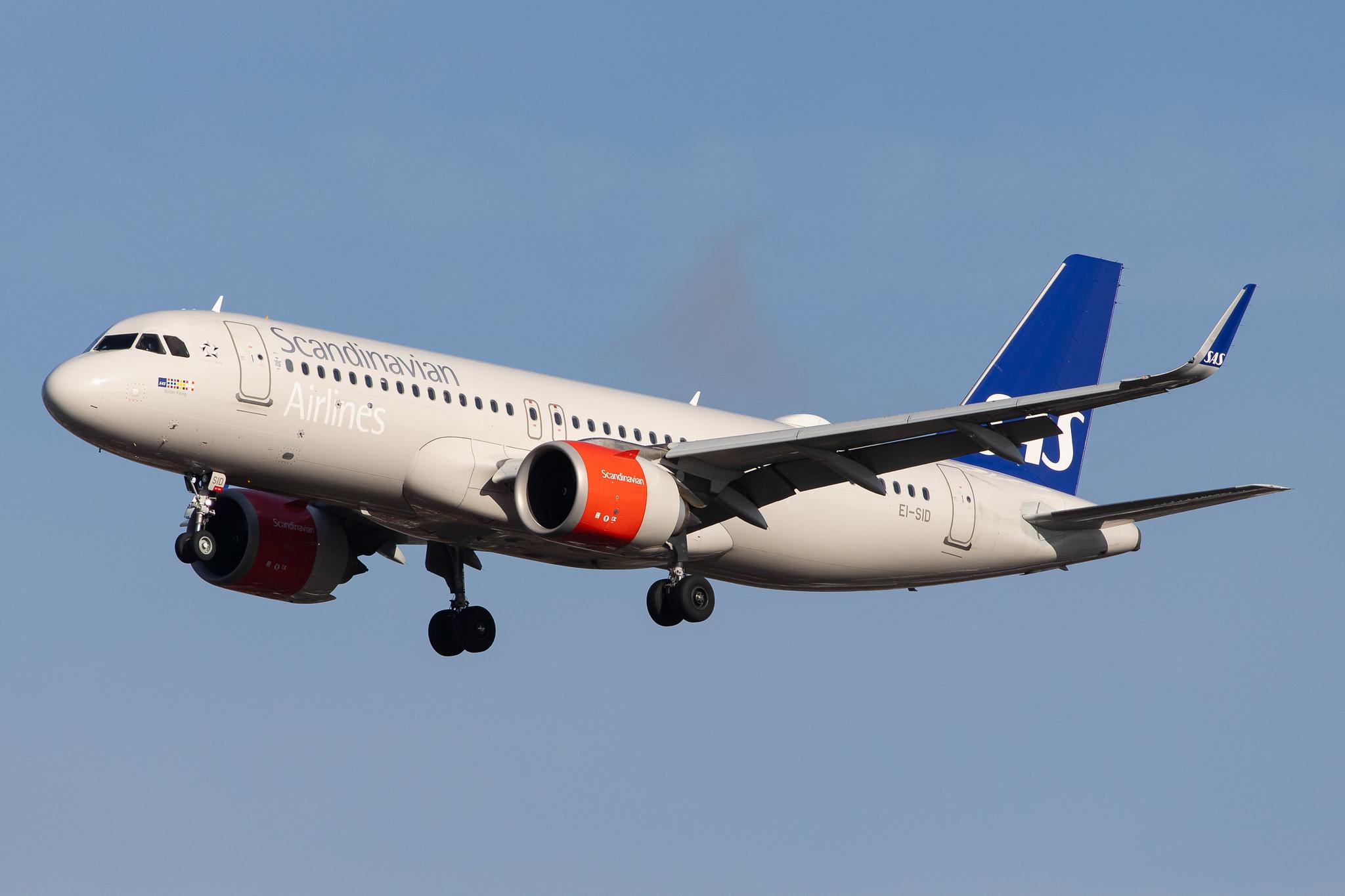 London Heathrow Airport: SAS (SK / SAS) | Operator: SAS Ireland |  Airbus A320-251N A20N | EI-SID | MSN 8031