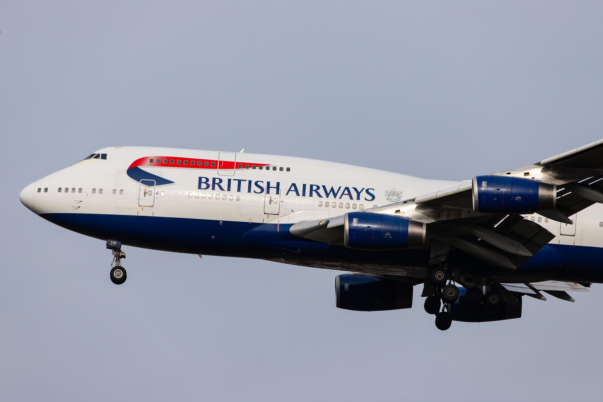 London Heathrow Airport: British Airways (BA / BAW) |  Boeing 747-436 B744 | G-CIVF | MSN 25434