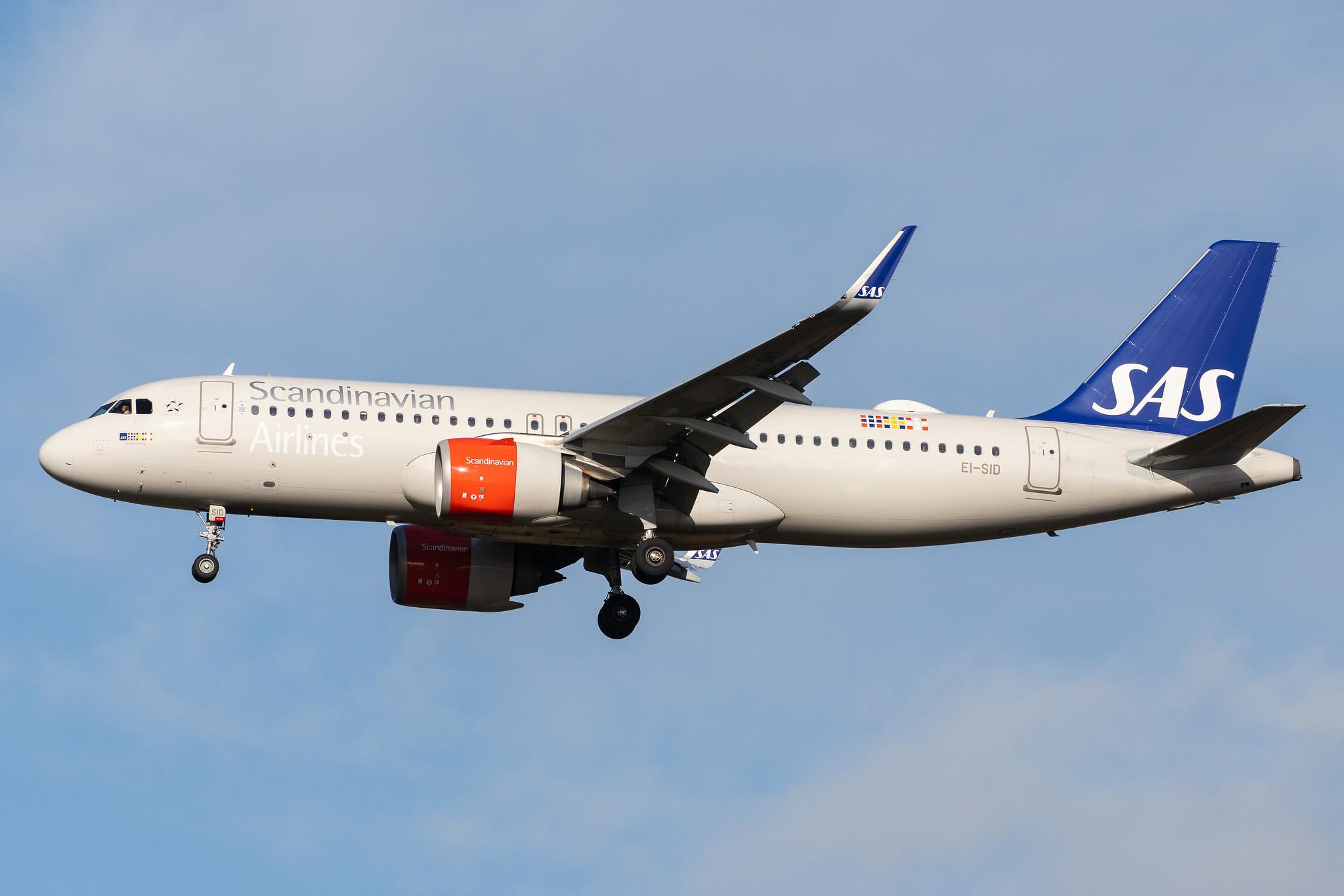 London Heathrow Airport: SAS (SK / SAS) | Operator: SAS Ireland |  Airbus A320-251N A20N | EI-SID | MSN 8031