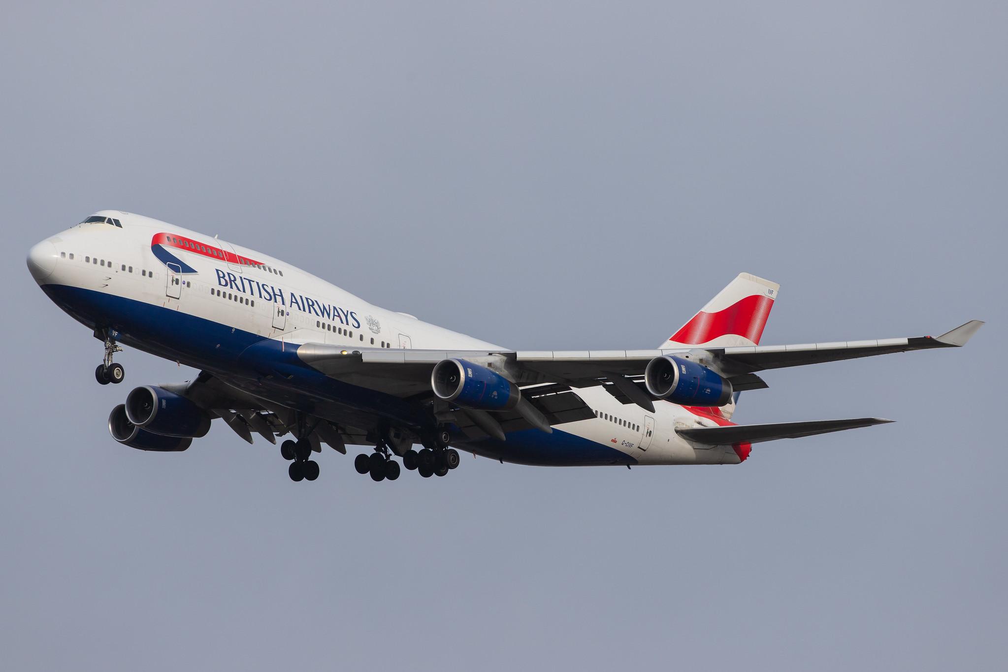 London Heathrow Airport: British Airways (BA / BAW) |  Boeing 747-436 B744 | G-CIVF | MSN 25434