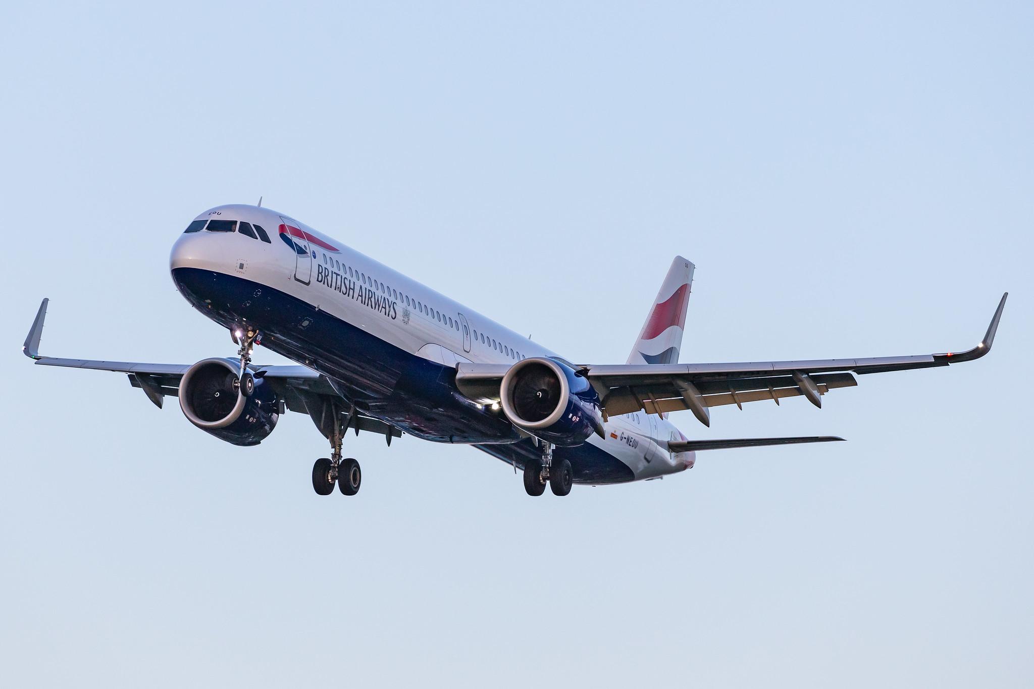 London Heathrow Airport: British Airways (BA / BAW) |  Airbus A321-251NX A21N | G-NEOU | MSN 8804