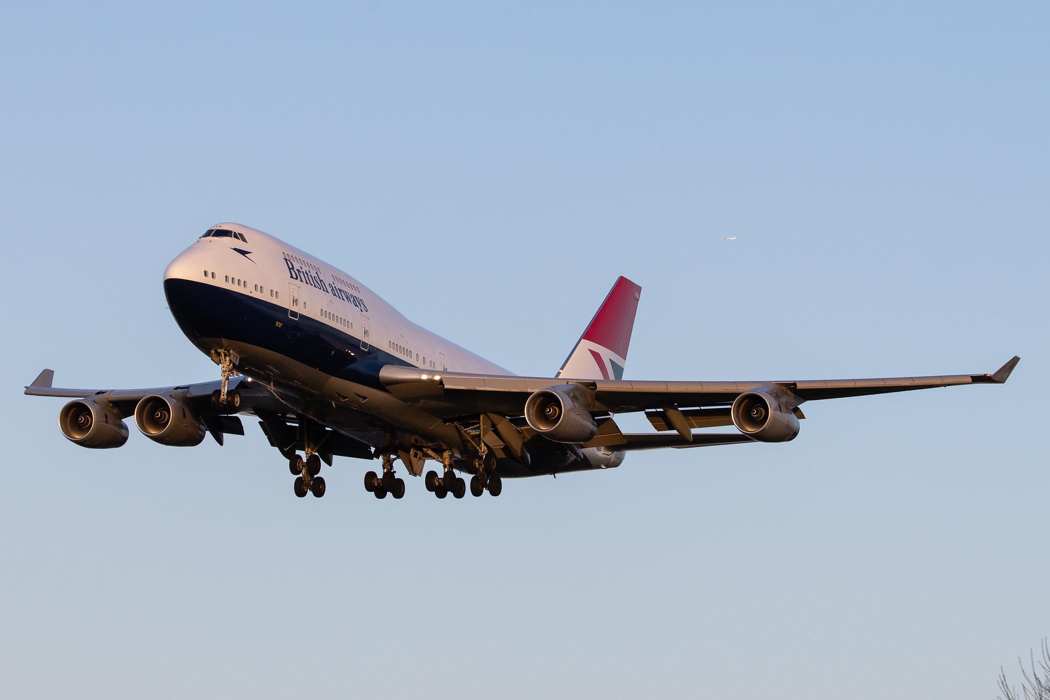 London Heathrow Airport: British Airways (BA / BAW) |  Livery: Negus Retro Livery |  Boeing 747-436 B744 | G-CIVB | MSN 25811
