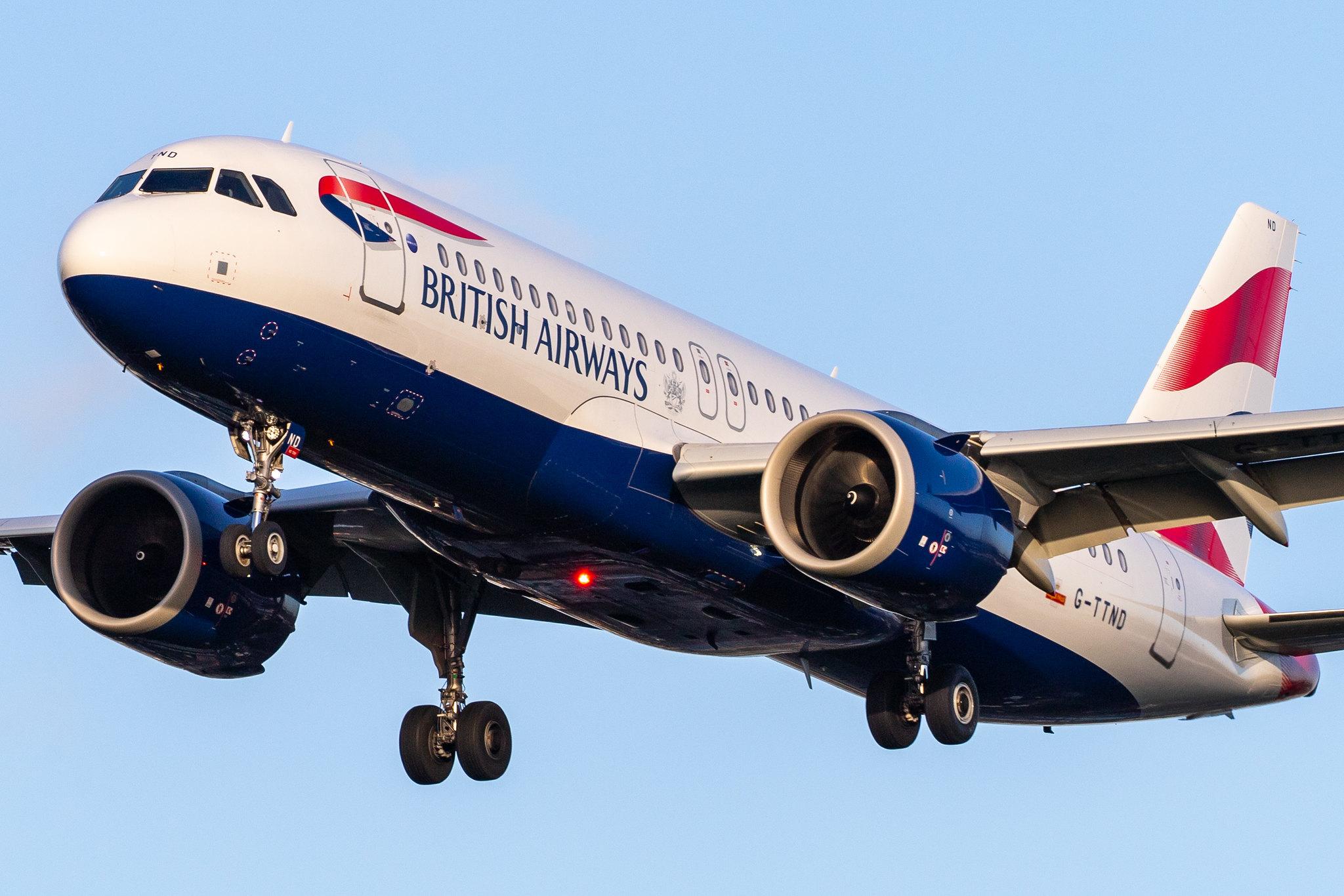 London Heathrow Airport: British Airways (BA / BAW) |  Airbus A320-251N A20N | G-TTND | MSN 8308