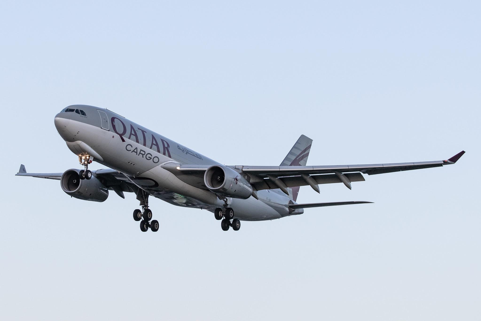 London Heathrow Airport: Qatar Cargo (QR / QTR) | Operator: Qatar Airways |  Airbus A330-243F A332 | A7-AFF | MSN 1578