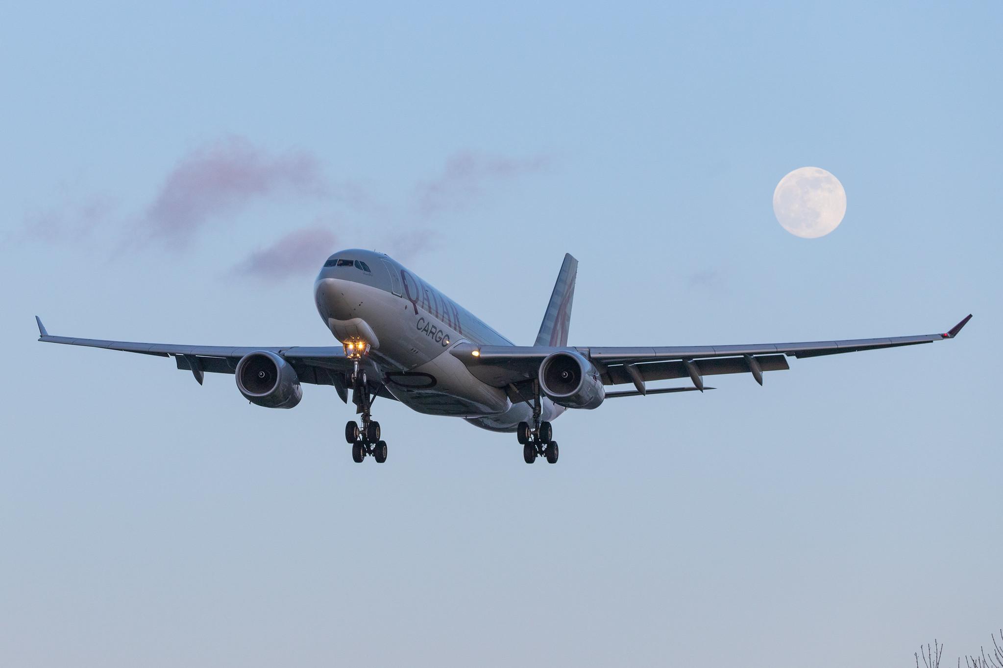 London Heathrow Airport: Qatar Cargo (QR / QTR) | Operator: Qatar Airways |  Airbus A330-243F A332 | A7-AFF | MSN 1578