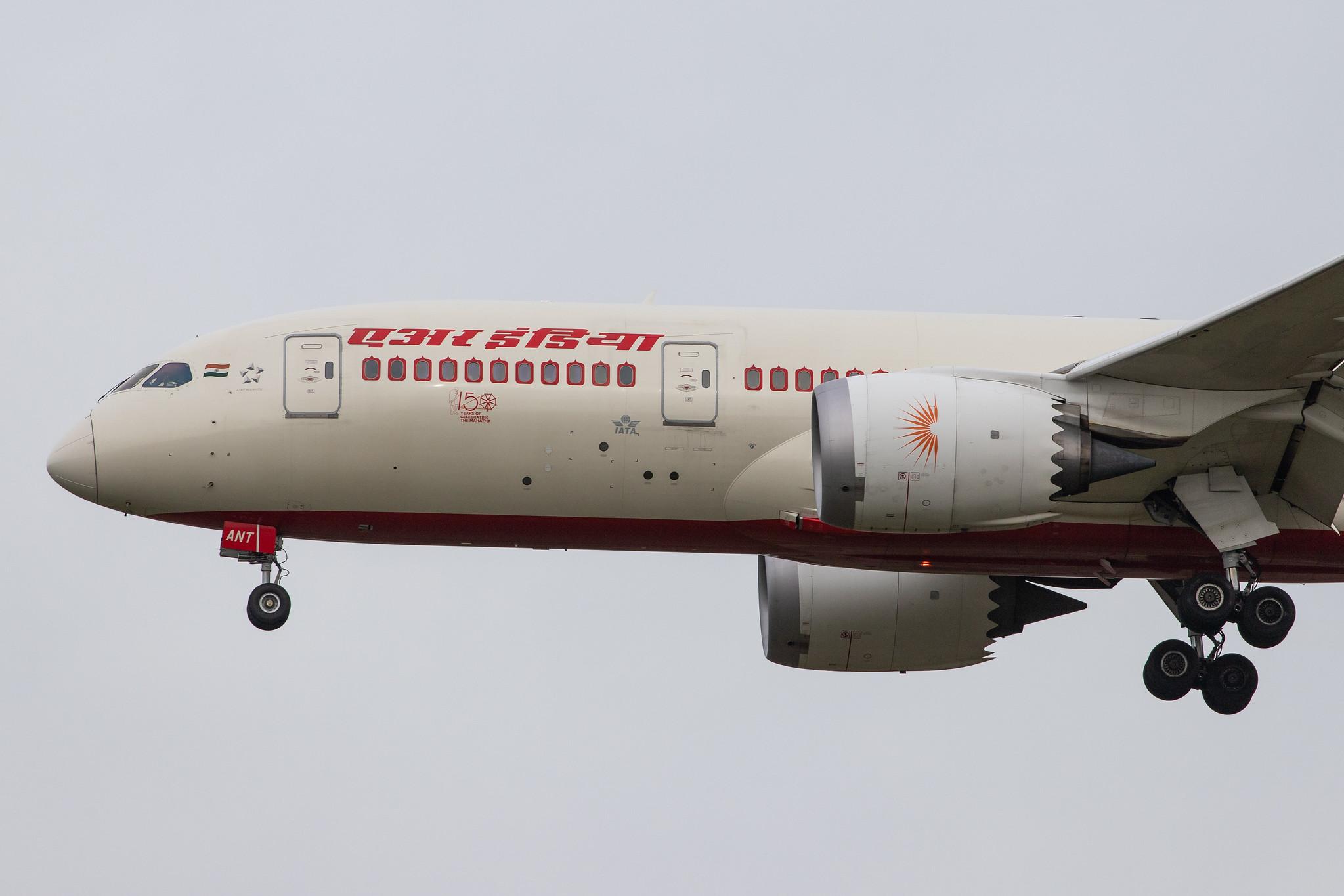London Heathrow Airport: Air India (AI / AIC) |  Boeing 787-8 Dreamliner B788 | VT-ANT | MSN 36291