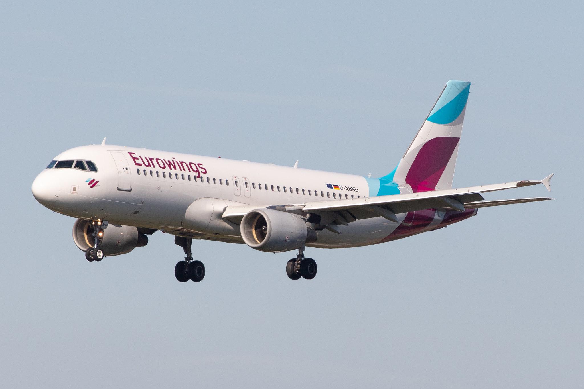 Hamburg Airport: Eurowings (EW / EWG) |  Airbus A320-214 A320 | D-ABNU | MSN 2591