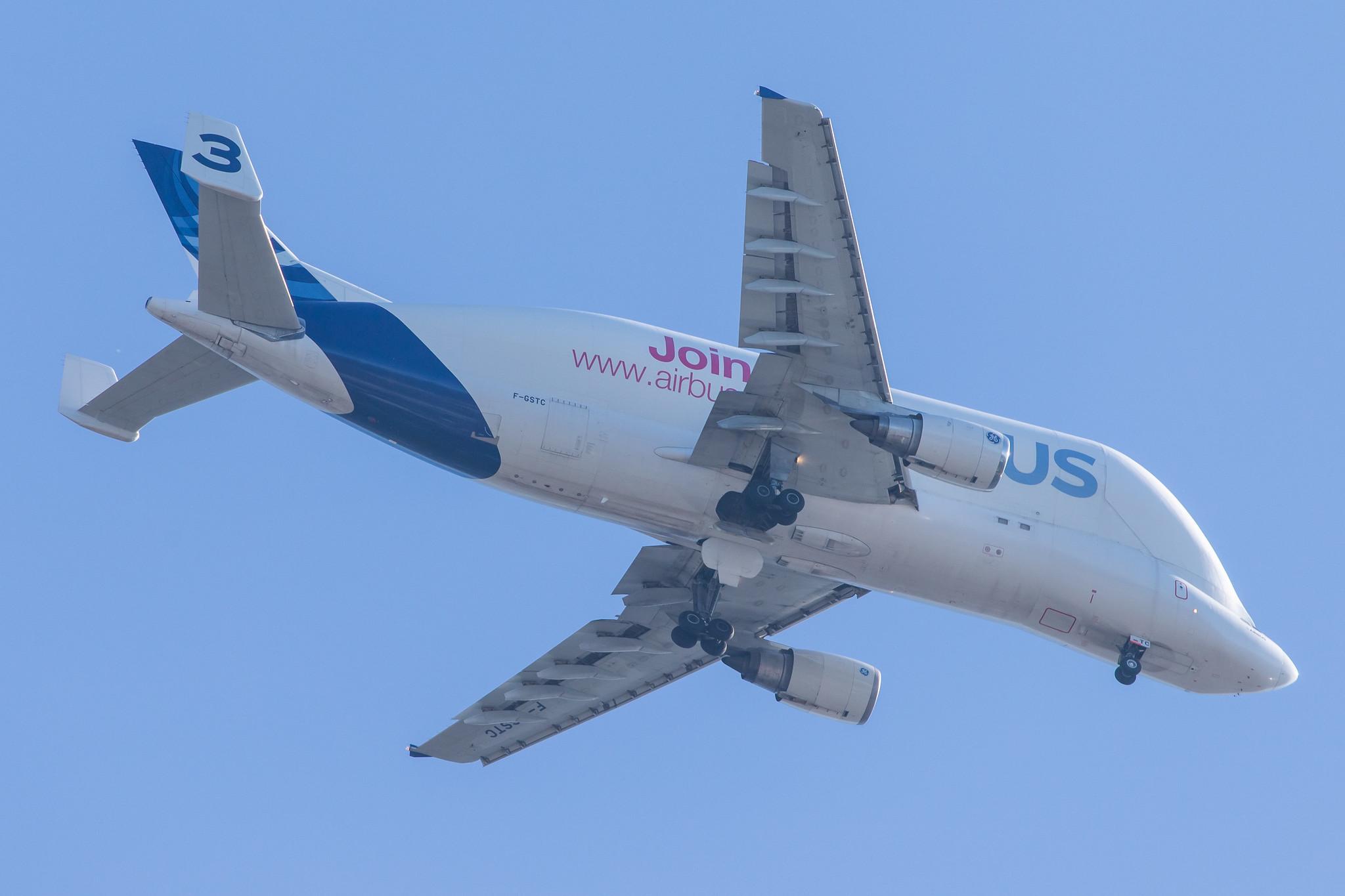 Hamburg Airport: Airbus Transport International (4Y / BGA) |  Airbus A300-608ST Beluga A3ST | F-GSTC | MSN 765