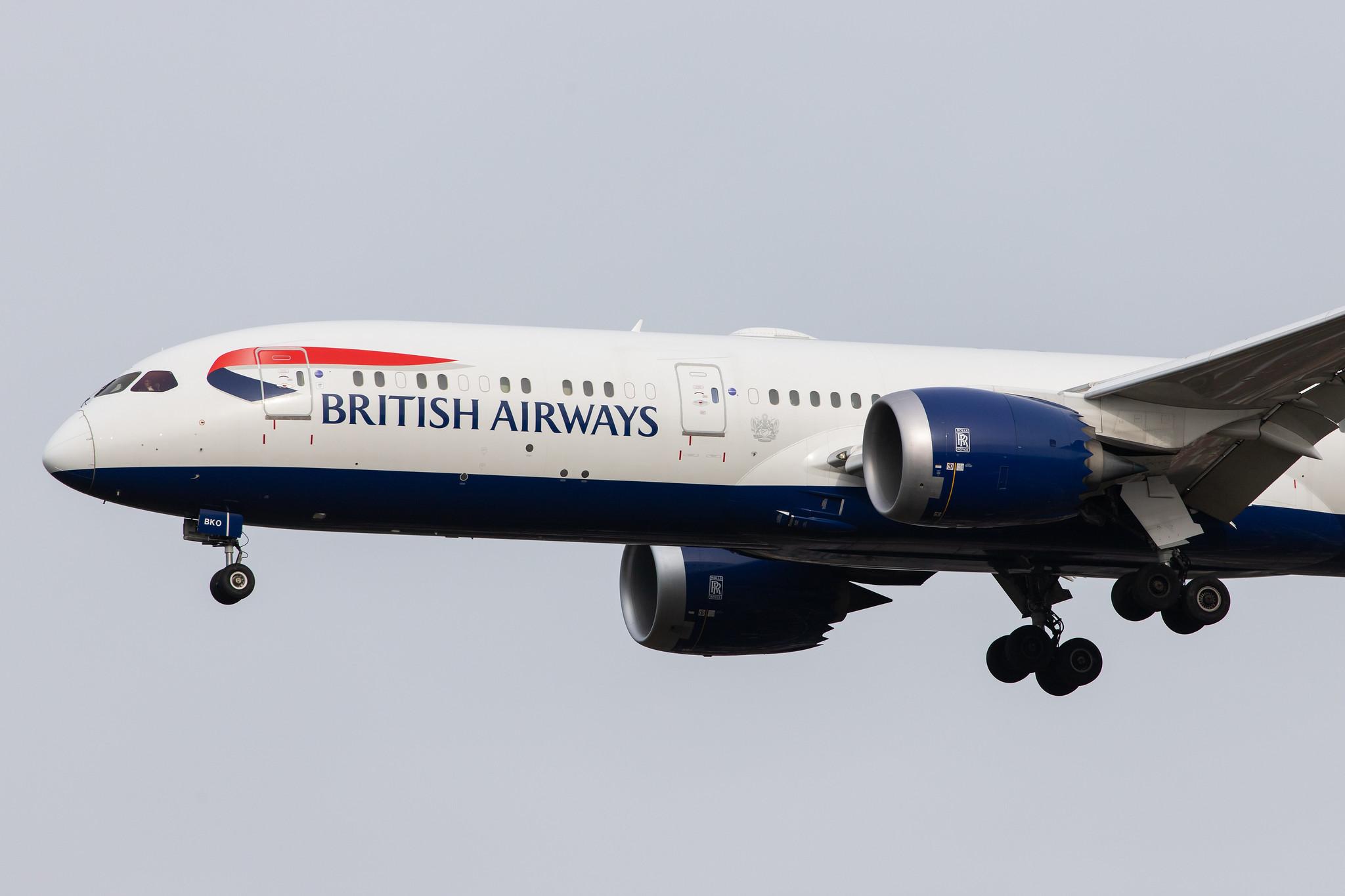 London Heathrow Airport: British Airways (BA / BAW) |  Boeing 787-9 Dreamliner B789 | G-ZBKO | MSN 38631