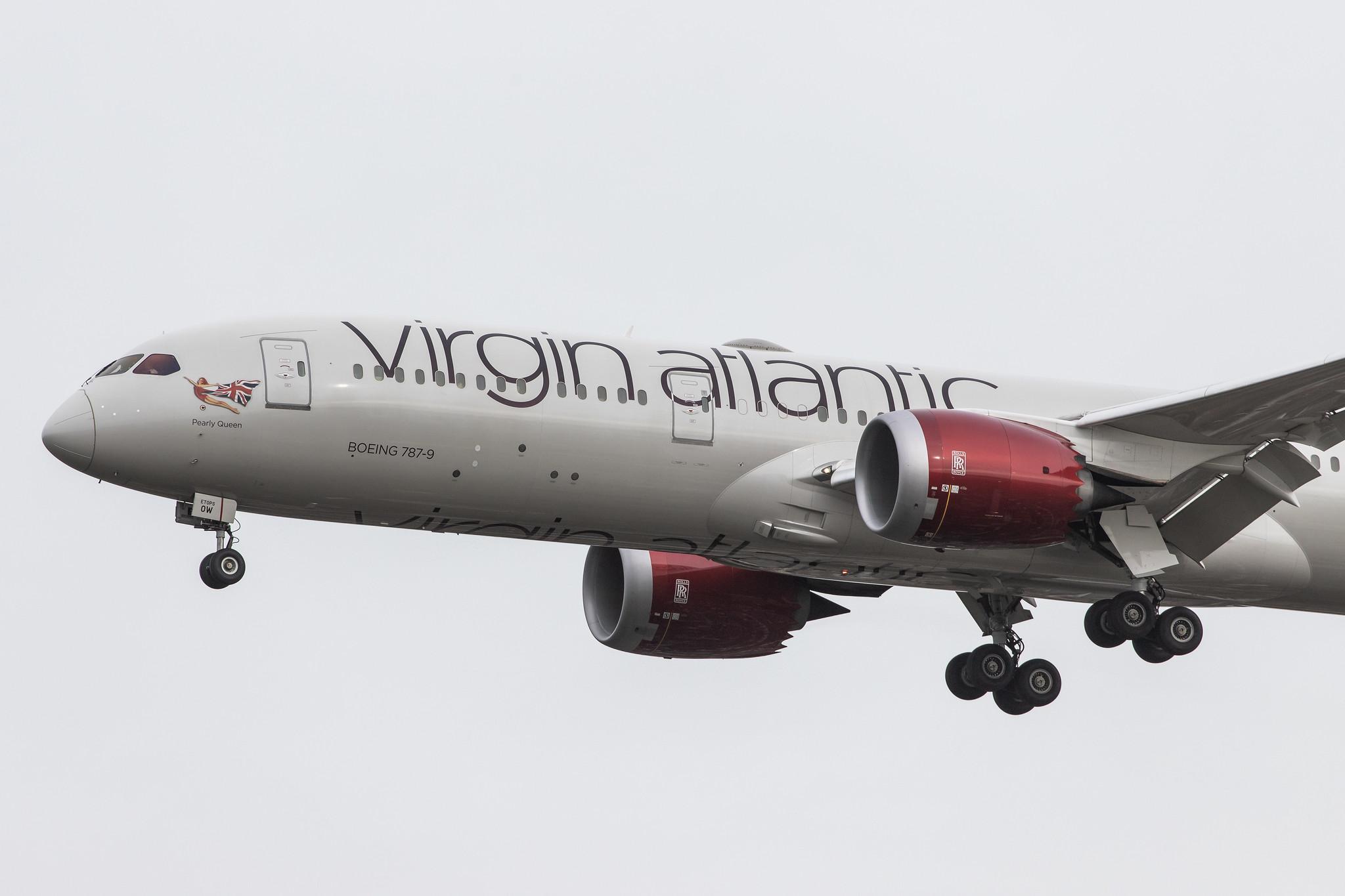 London Heathrow Airport: Virgin Atlantic (VS / VIR) |  Boeing 787-9 Dreamliner B789 | G-VBOW | MSN 37978