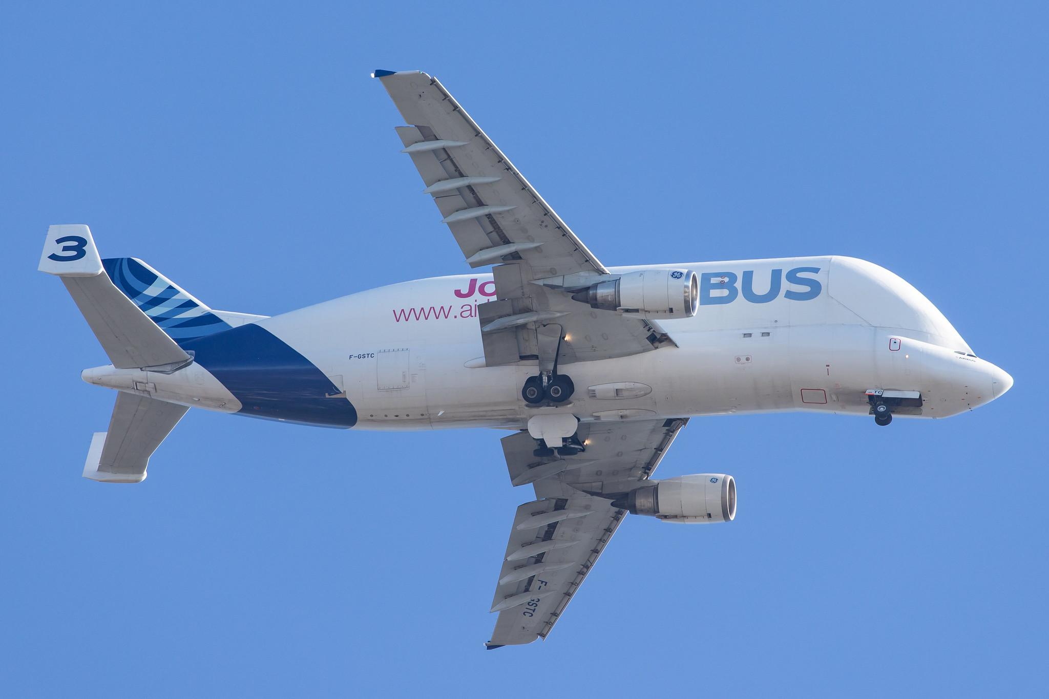 Hamburg Airport: Airbus Transport International (4Y / BGA) |  Airbus A300-608ST Beluga A3ST | F-GSTC | MSN 765