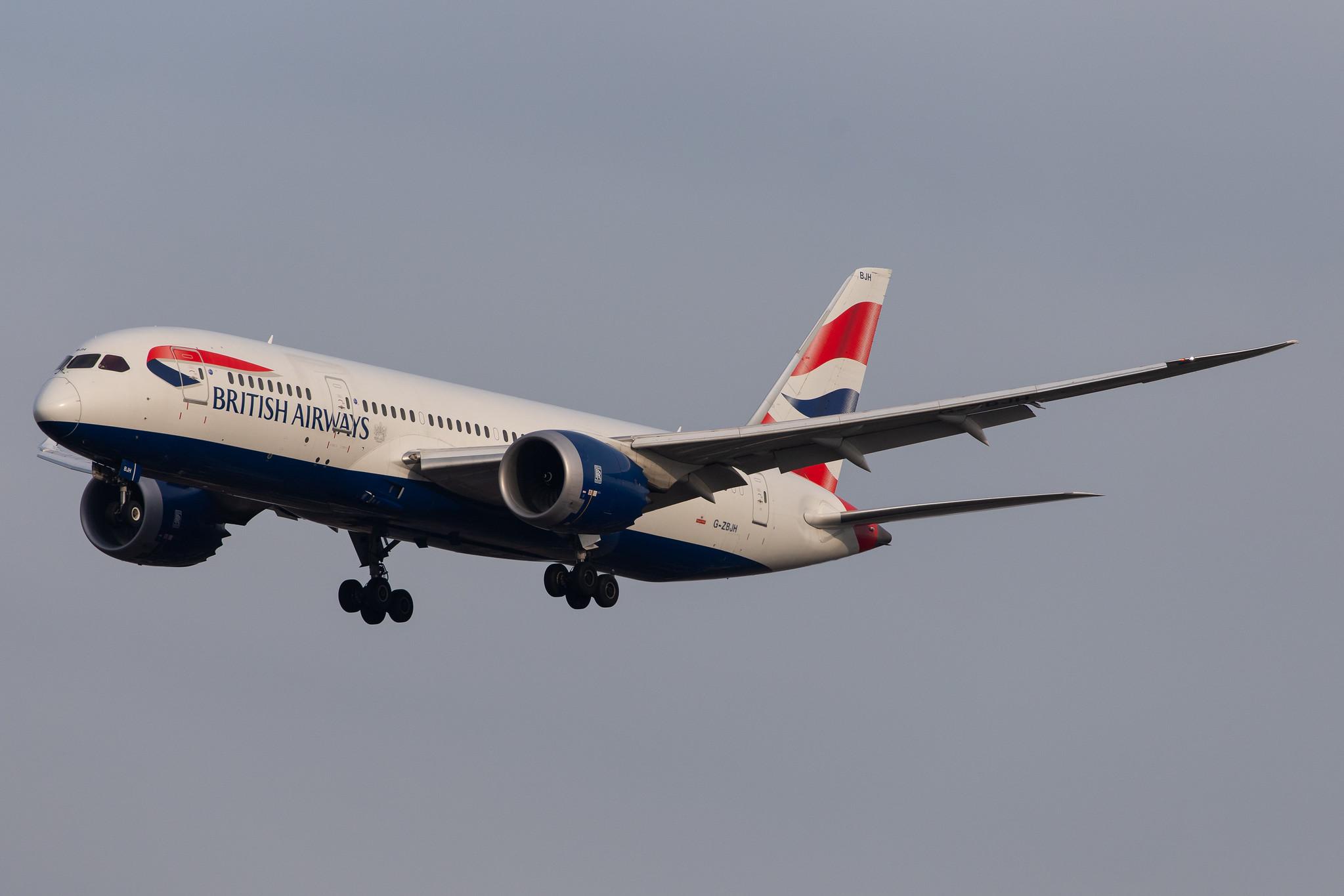London Heathrow Airport: British Airways (BA / BAW) |  Boeing 787-8 Dreamliner B788 | G-ZBJH | MSN 38615