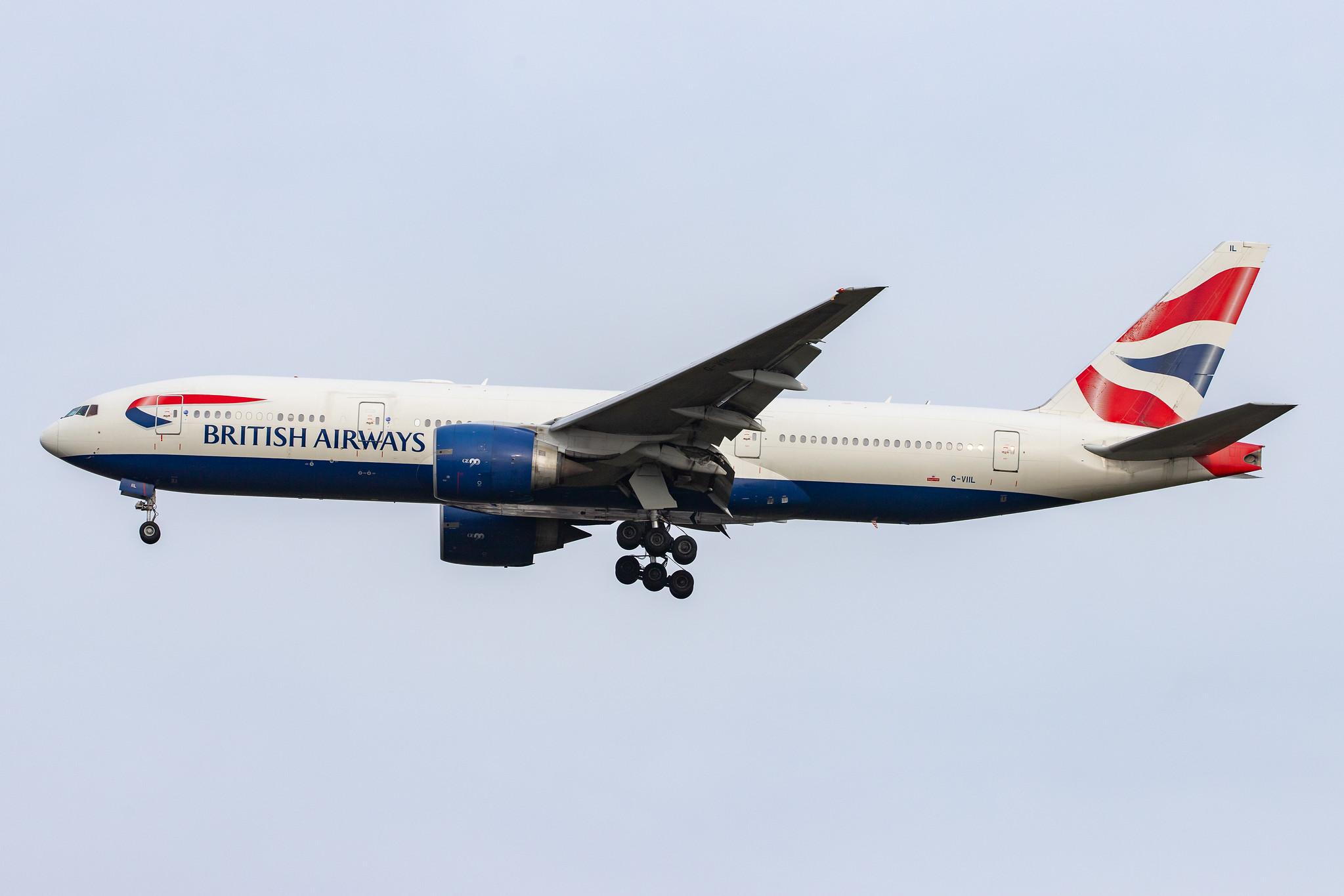 London Heathrow Airport: British Airways (BA / BAW) |  Boeing 777-236(ER) B772 | G-VIIL | MSN 27493