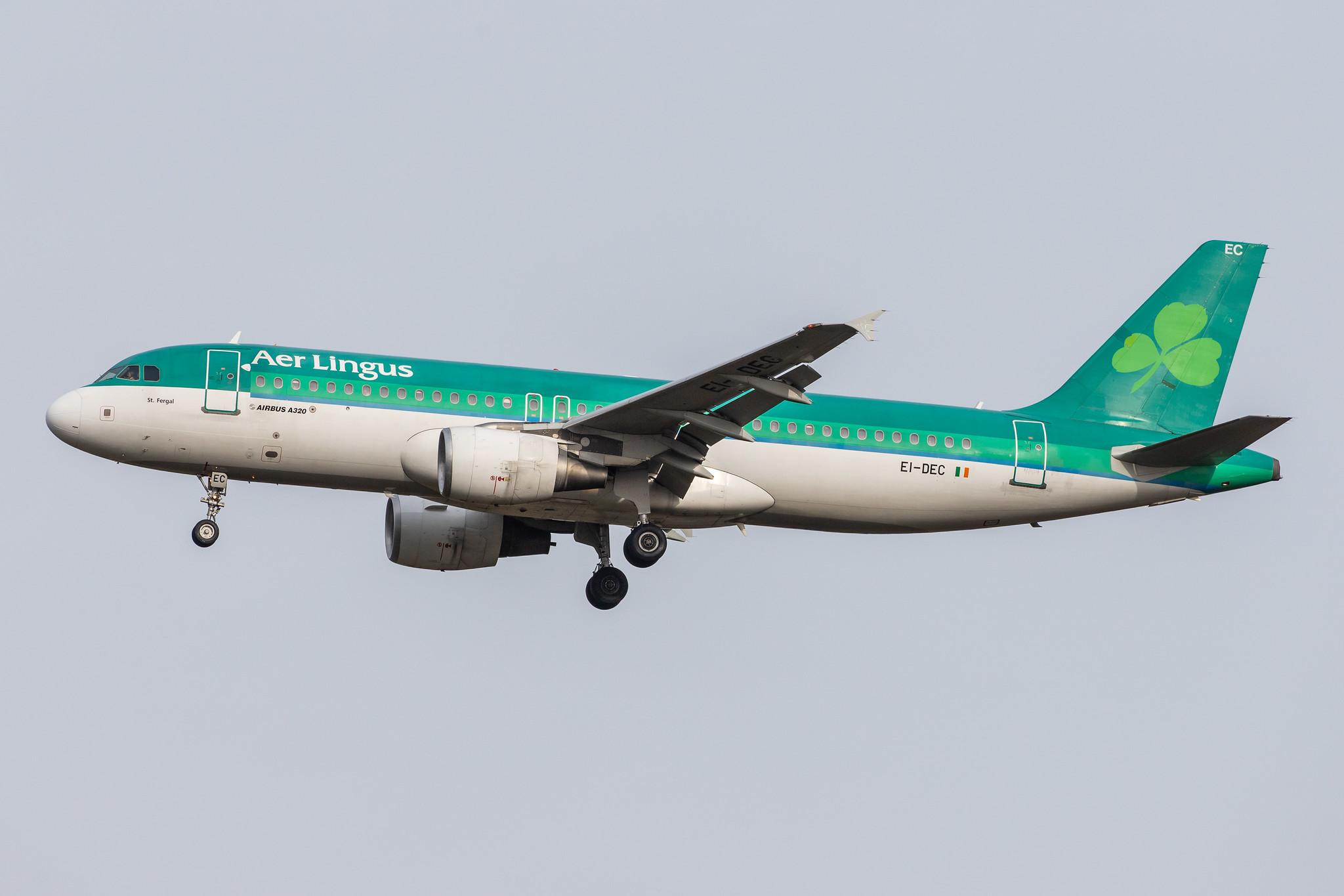 London Heathrow Airport: Aer Lingus (EI / EIN) |  Airbus A320-214 A320 | EI-DEC | MSN 2217