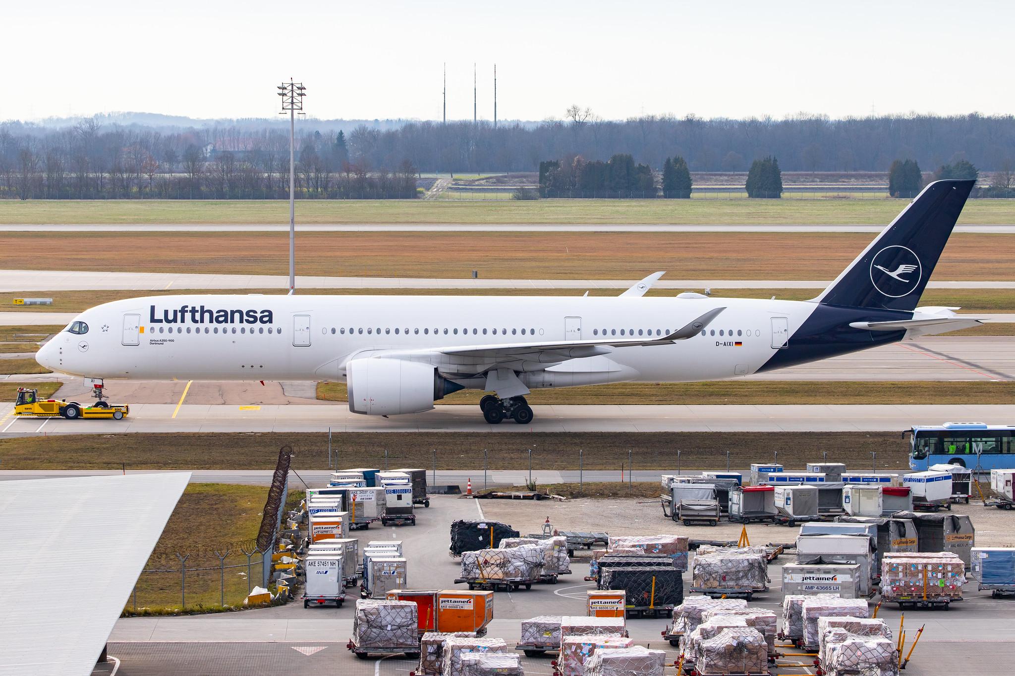 Munich Airport: Lufthansa (LH / DLH) |  Airbus A350-941 A359 | D-AIXI | MSN 202