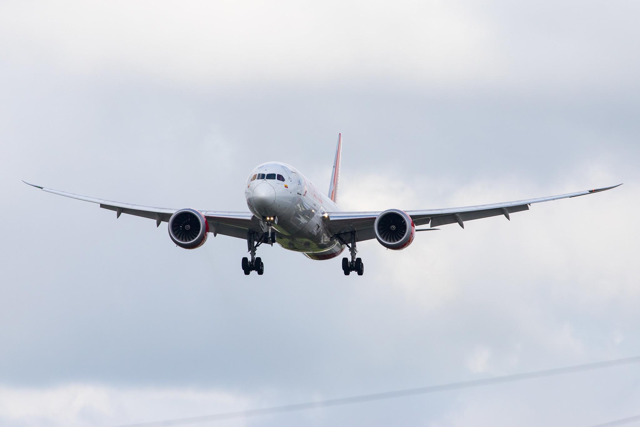 London Heathrow Airport: Avianca (AV / AVA) |  Boeing 787-8 Dreamliner B788 | N792AV | MSN 37510