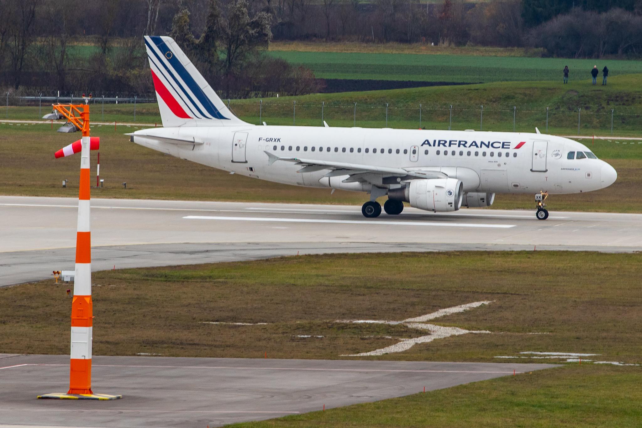 Munich Airport: Air France (AF / AFR) |  Airbus A319-111 A319 | F-GRXK | MSN 2716