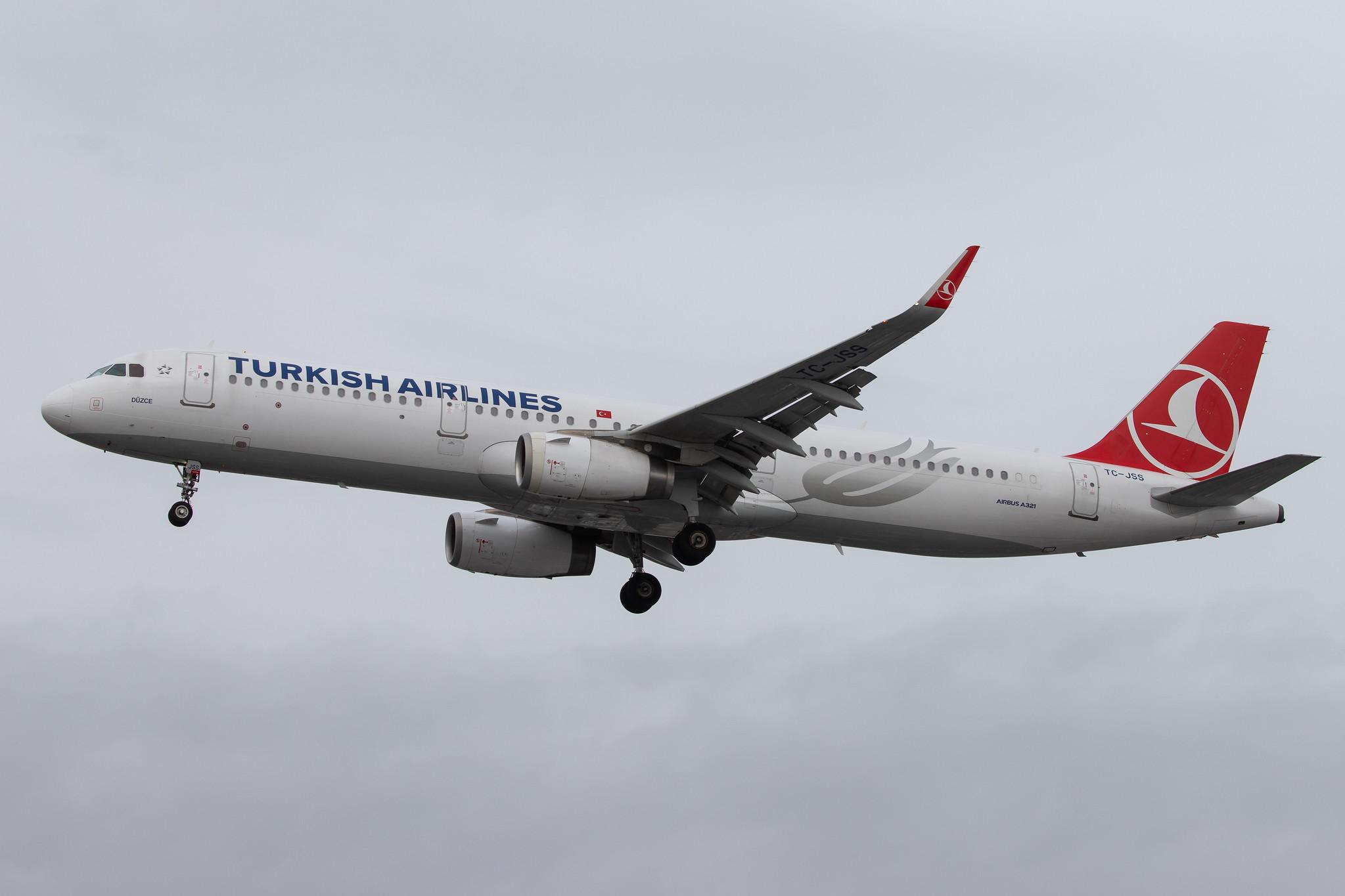 London Heathrow Airport: Turkish Airlines (TK / THY) |  Airbus A321-231 A321 | TC-JSS | MSN 6657