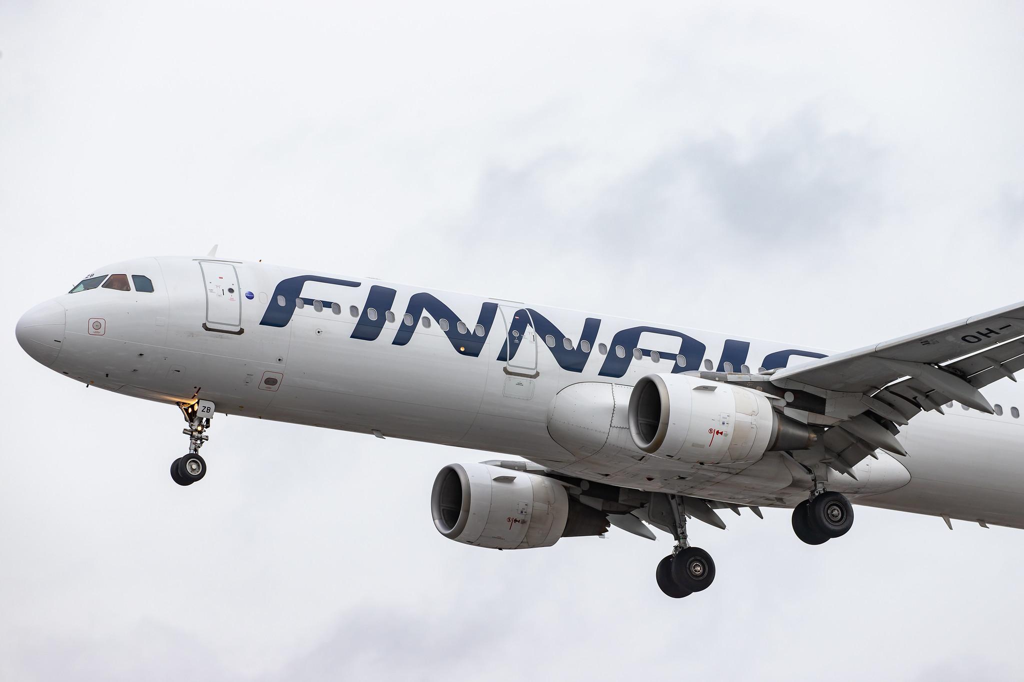 London Heathrow Airport: Finnair (AY / FIN) |  Airbus A321-211 A321 | OH-LZB | MSN 0961