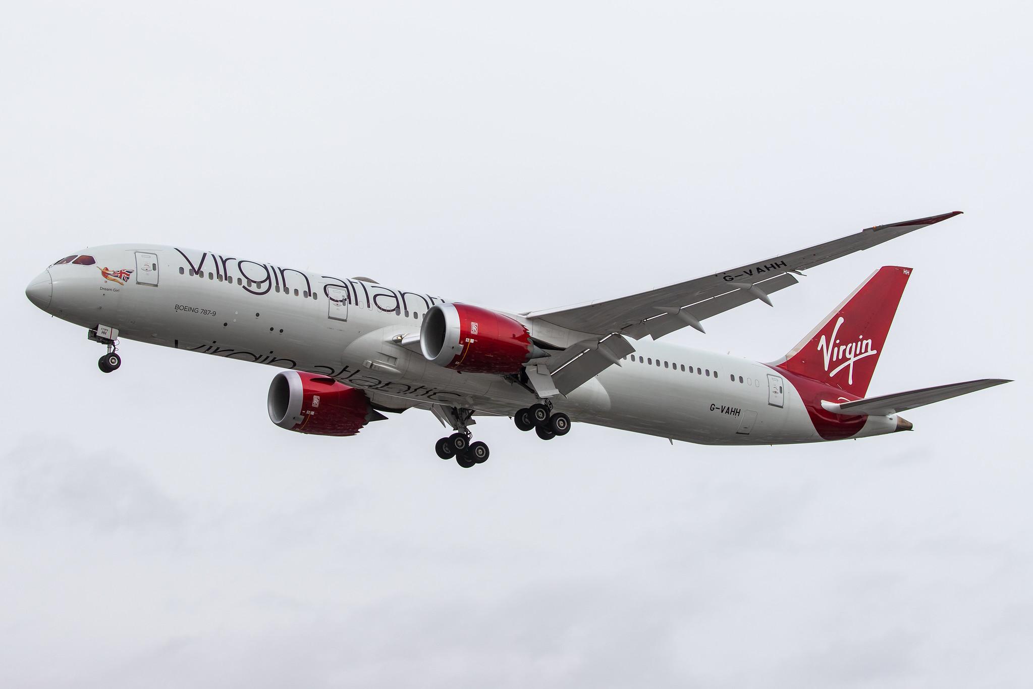 London Heathrow Airport: Virgin Atlantic (VS / VIR) |  Boeing 787-9 Dreamliner B789 | G-VAHH | MSN 37967