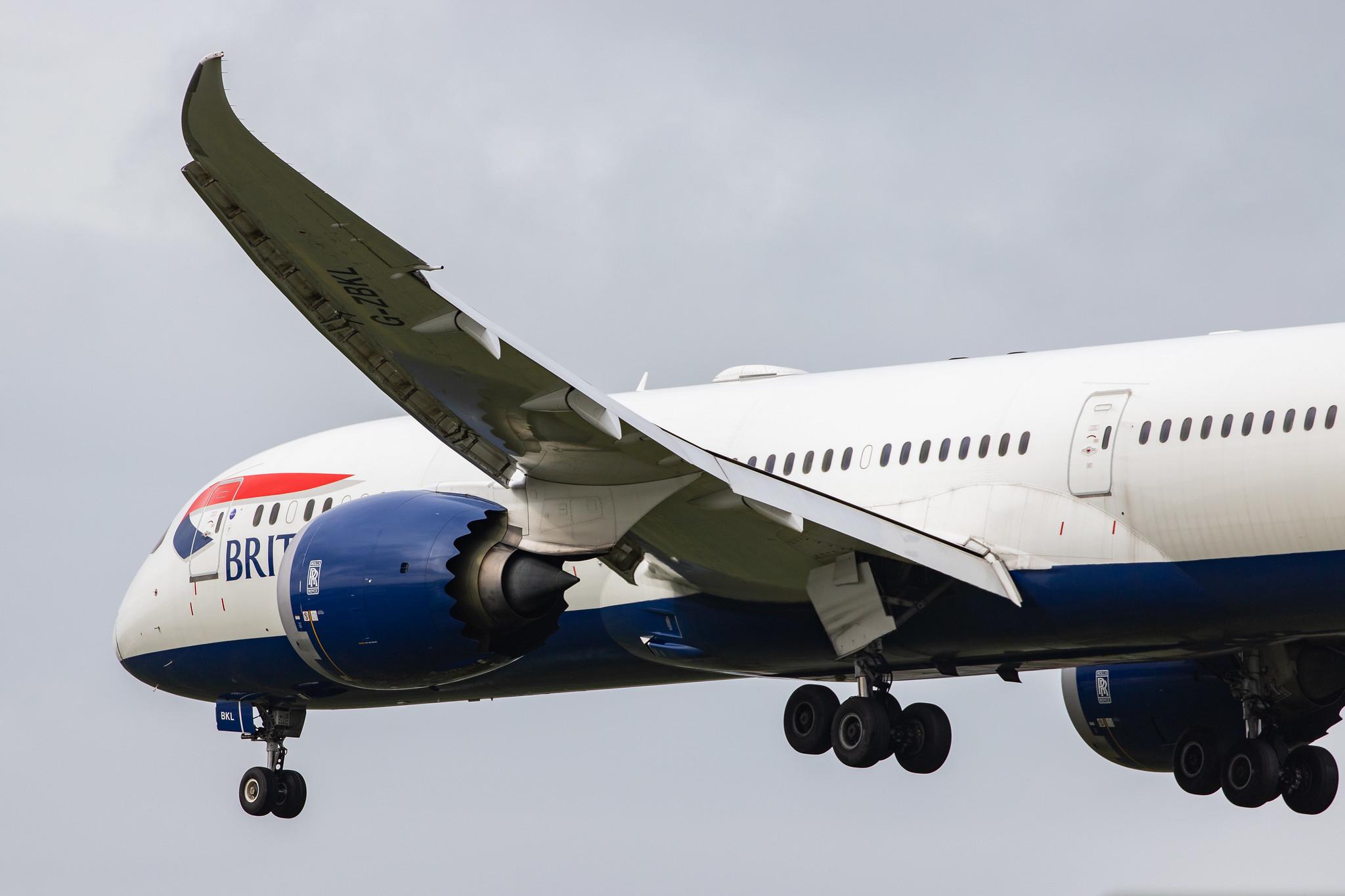 London Heathrow Airport: British Airways (BA / BAW) |  Boeing 787-9 Dreamliner B789 | G-ZBKL | MSN 38628