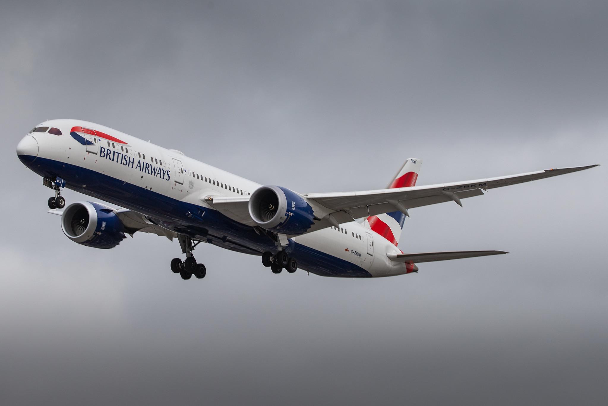 London Heathrow Airport: British Airways (BA / BAW) |  Boeing 787-9 Dreamliner B789 | G-ZBKM | MSN 38629