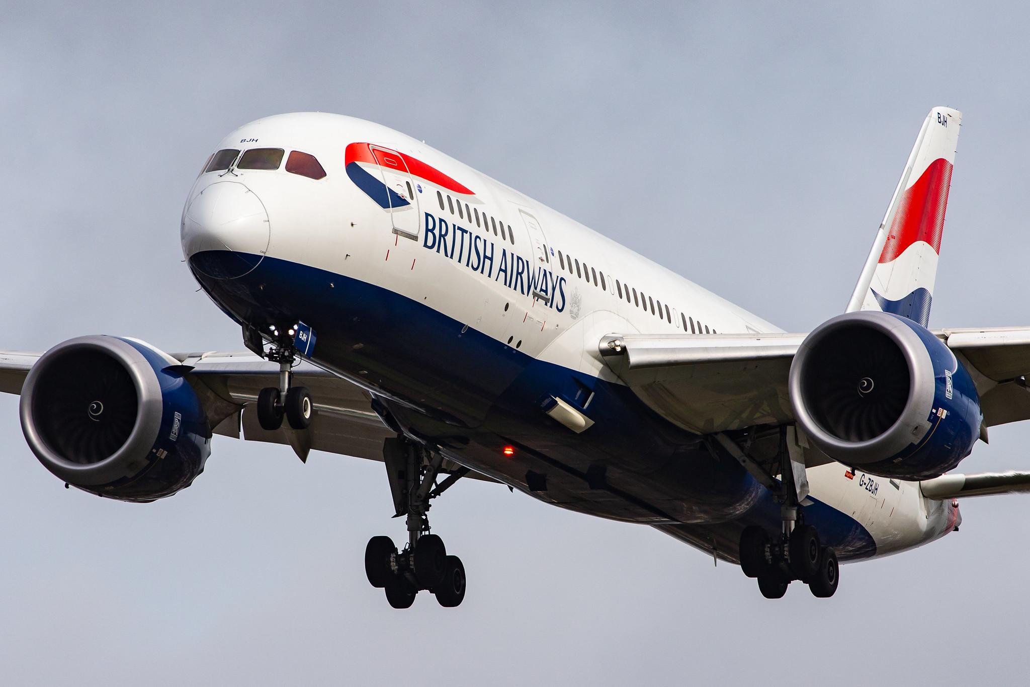 London Heathrow Airport: British Airways (BA / BAW) |  Boeing 787-8 Dreamliner B788 | G-ZBJH | MSN 38615