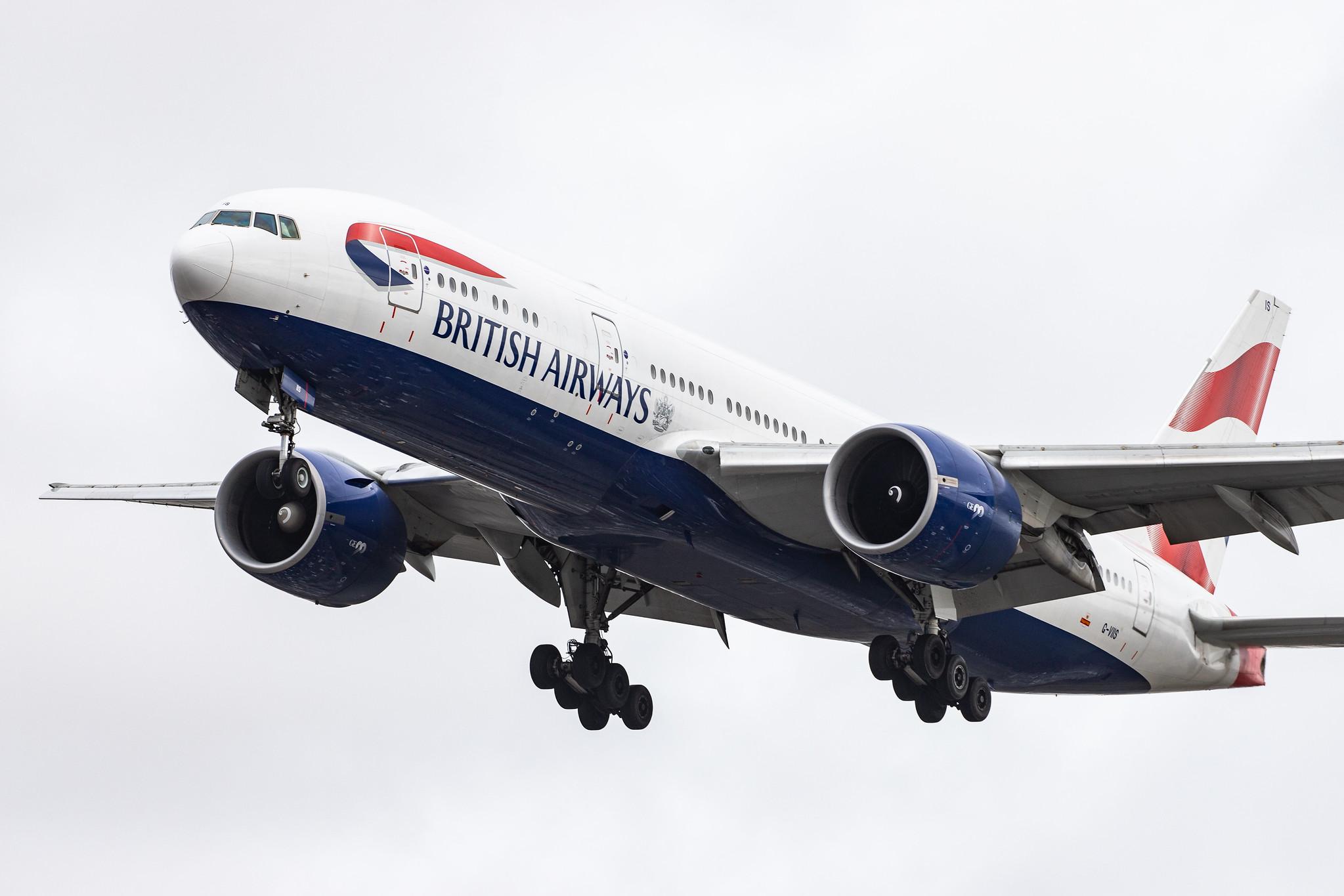 London Heathrow Airport: British Airways (BA / BAW) |  Boeing 777-236(ER) B772 | G-VIIS | MSN 29323